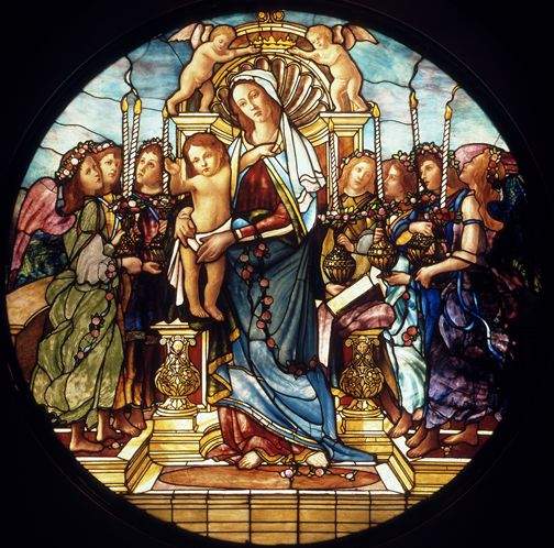 Tiffany glass is the core of the art of Louis Comfort Tiffany