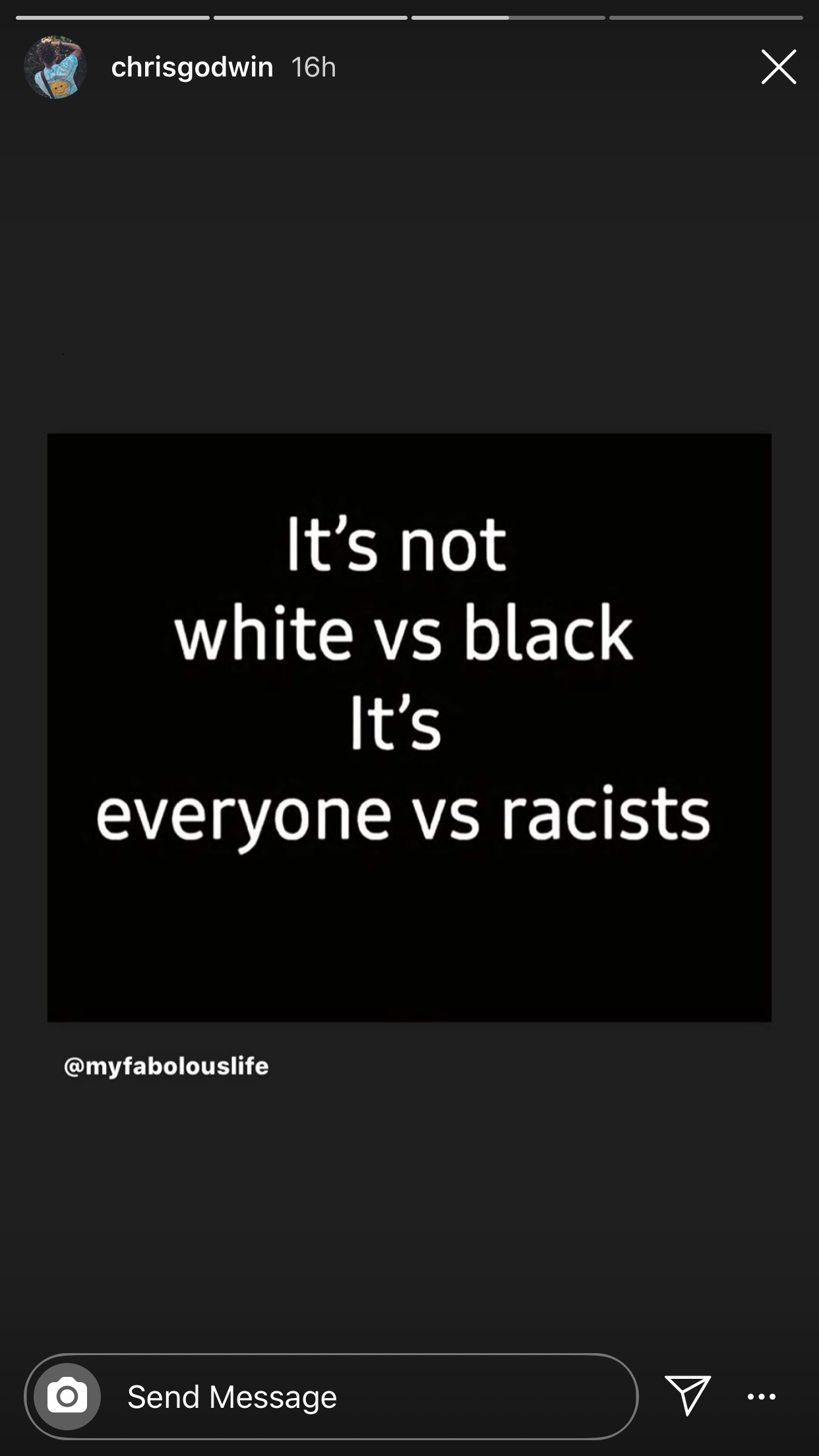 Its Not White vs Black its Everyone vs Racists Stop Racism Sweatshirt