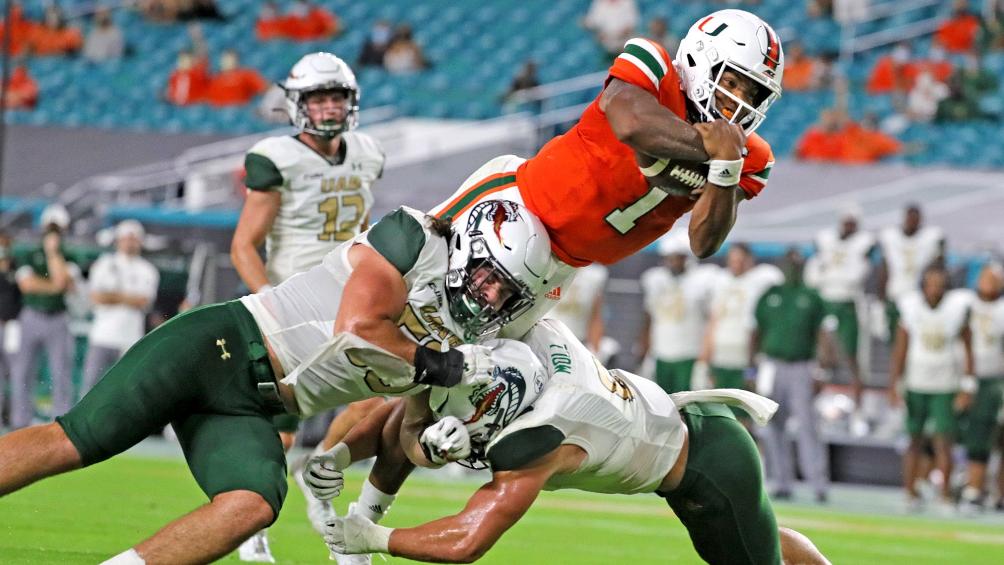 Hurricanes QB D'Eriq King done with college football; reveals another  injury – Orlando Sentinel