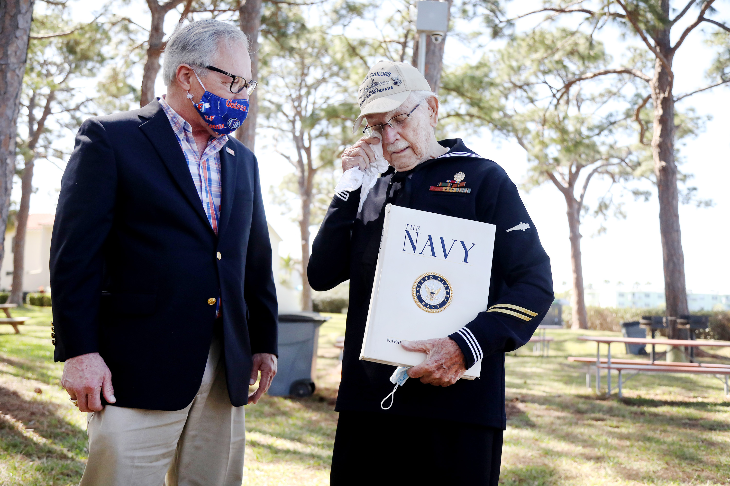 Scrapbook from a World War II Navy Veteran's Career