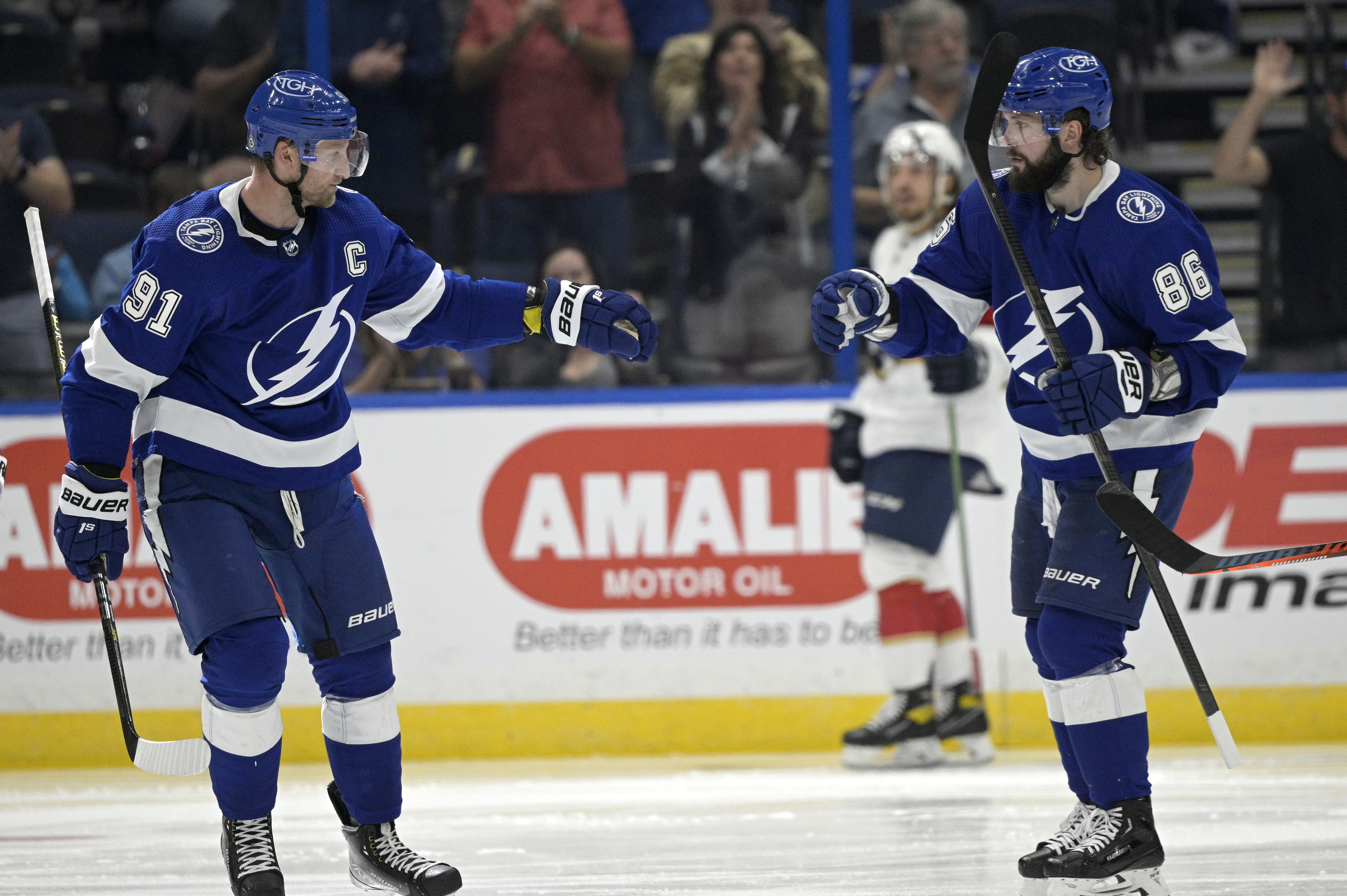 Tampa Bay Lightning 2018-19 Taylor Raddysh Game Worn NHL Hockey