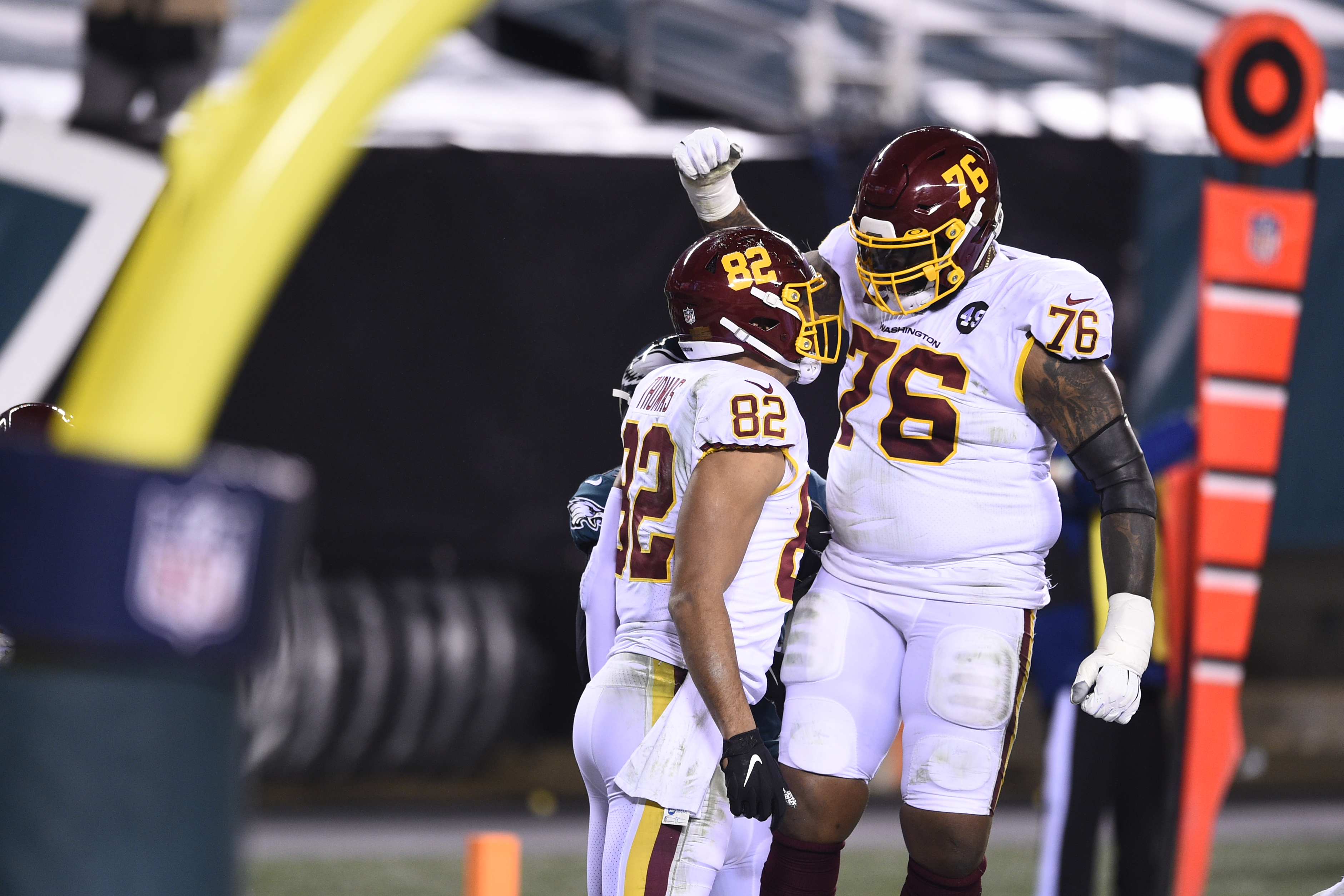 Redskins fall in close battle with the Eagles, Dwayne Haskins