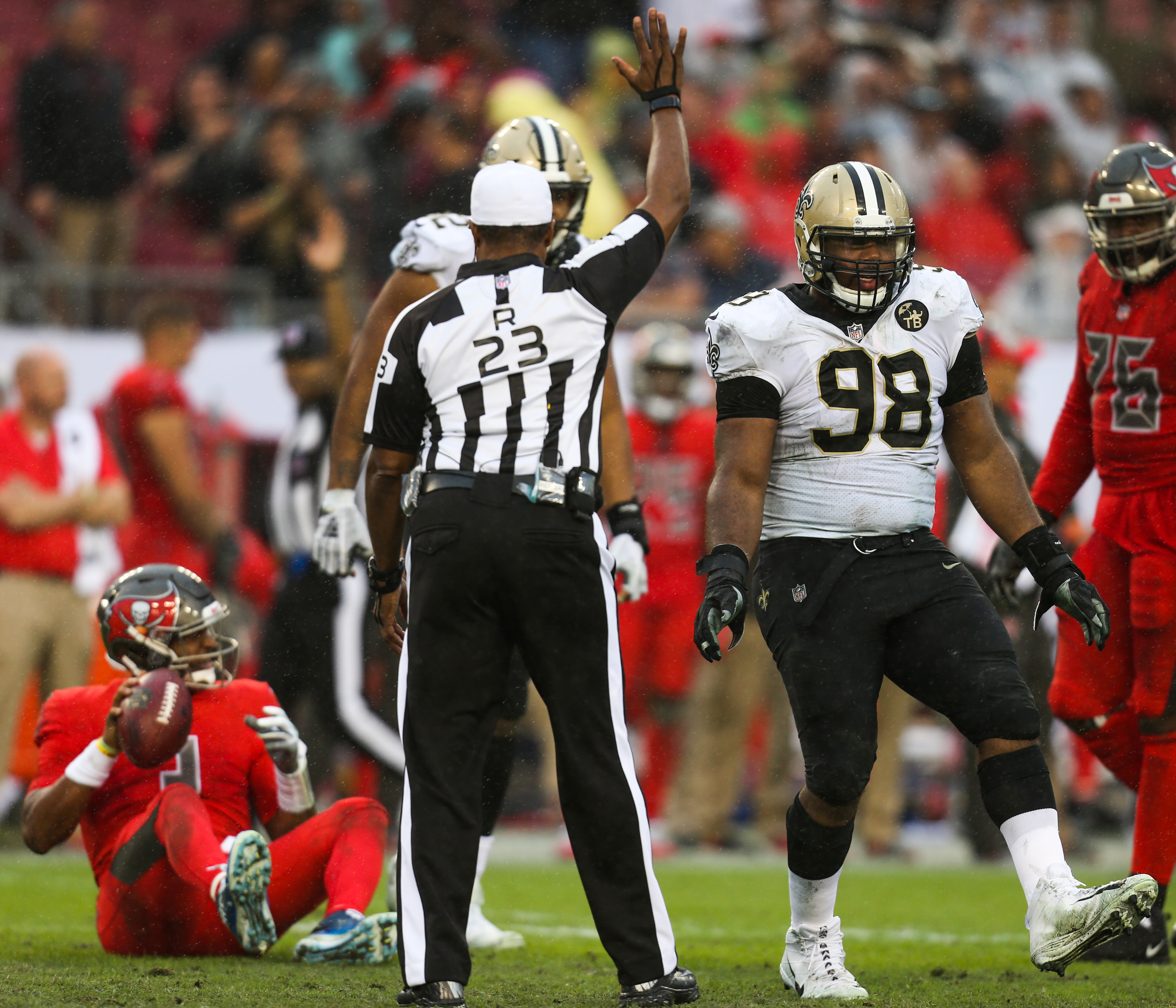 Drew Brees' second touchdown pass gives Saints 14-3 lead - NBC Sports