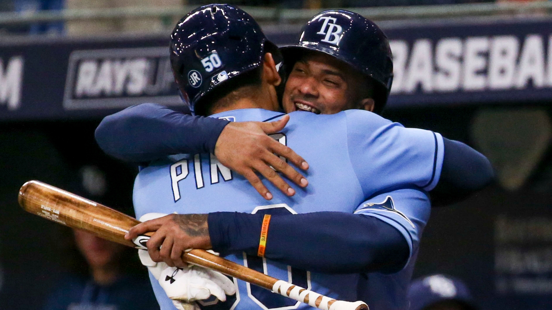 And it's gone! Tampa Bay Rays highest leverage homeruns of the