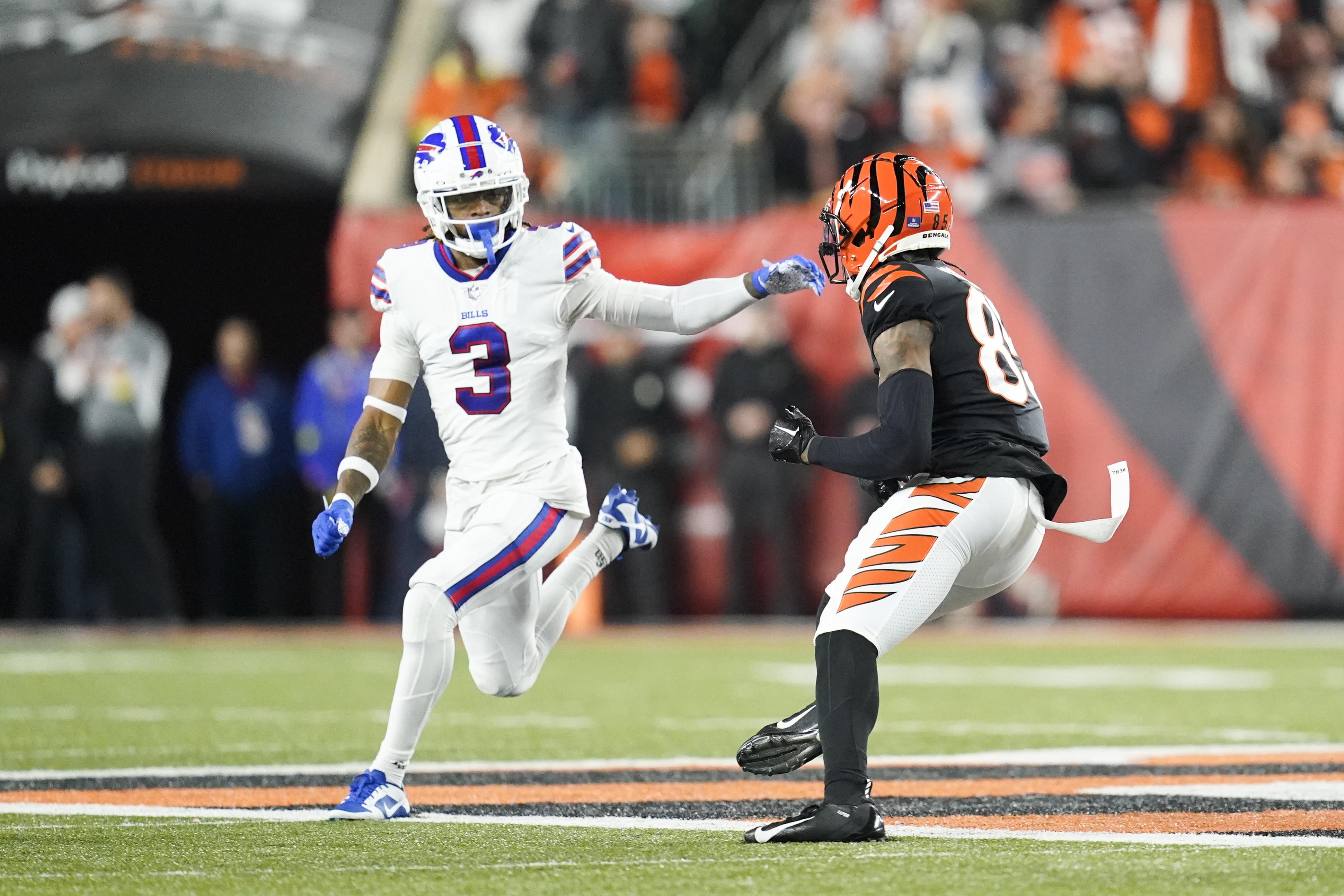 Damar Hamlin at Cincinnati hospital as fans hold vigil after injury