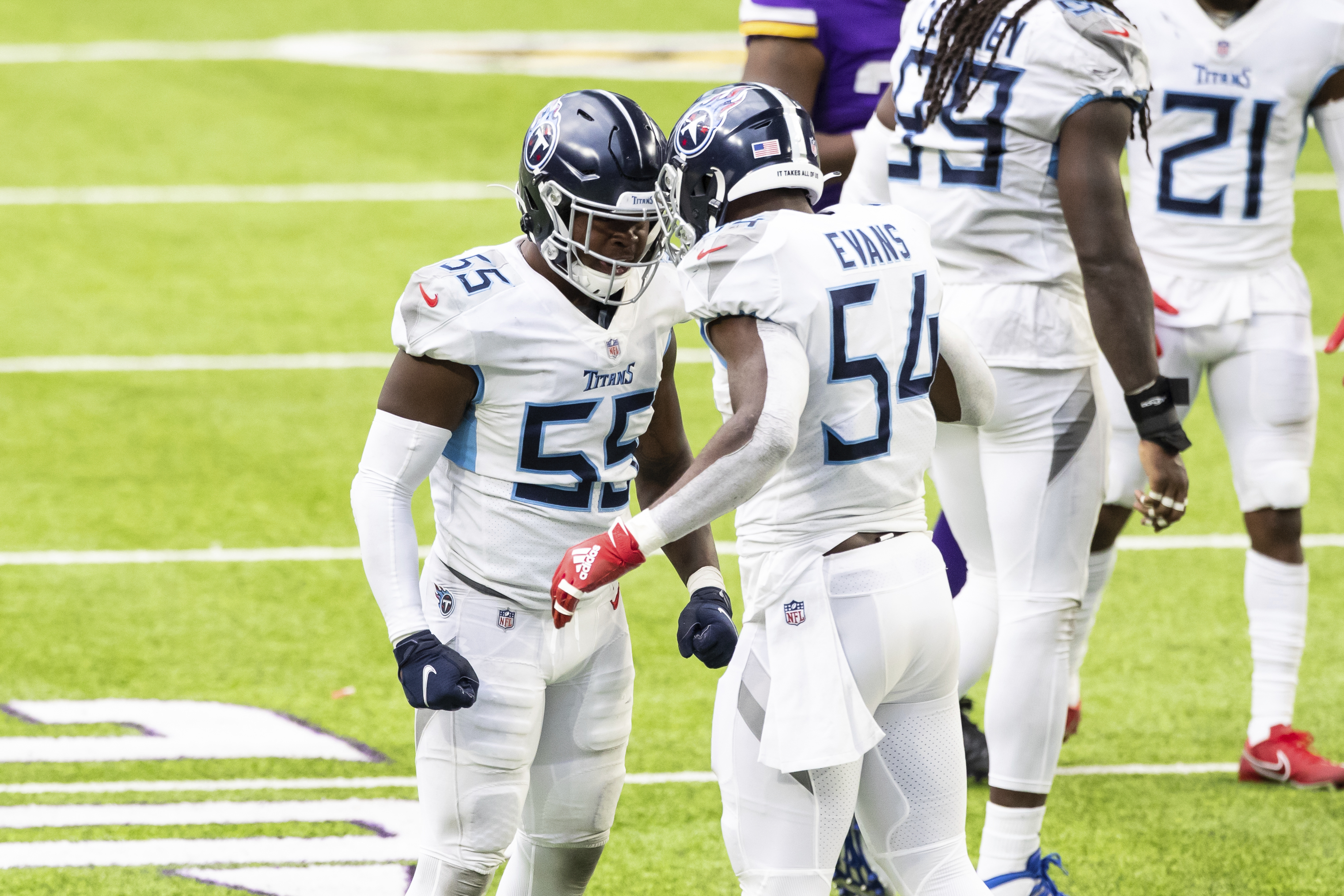 Titans and Vikings NFL teams suspend in-person activities after Titans  players test positive for Covid-19