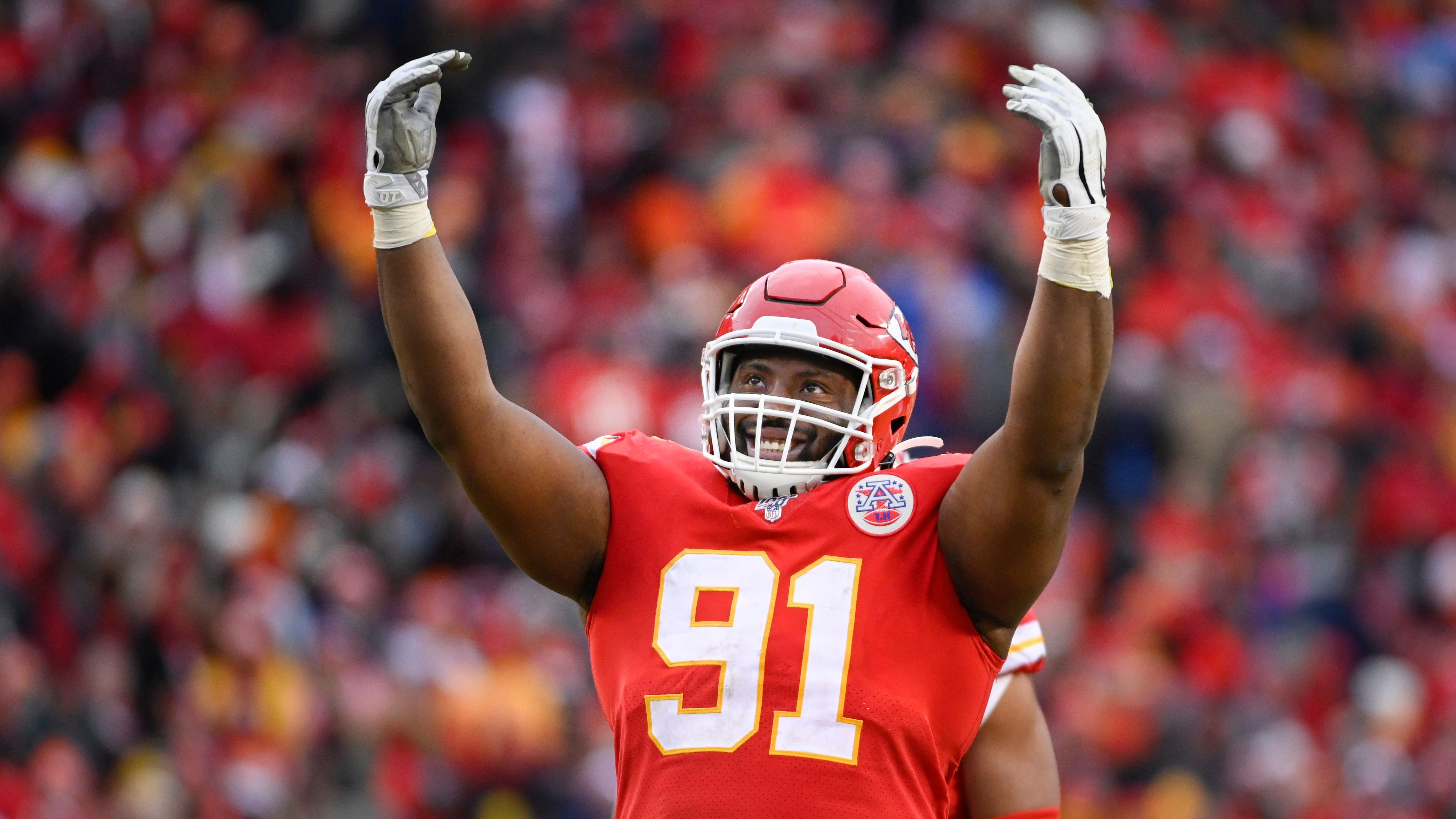 Kansas City Chiefs defensive tackle Derrick Nnadi during the NFL