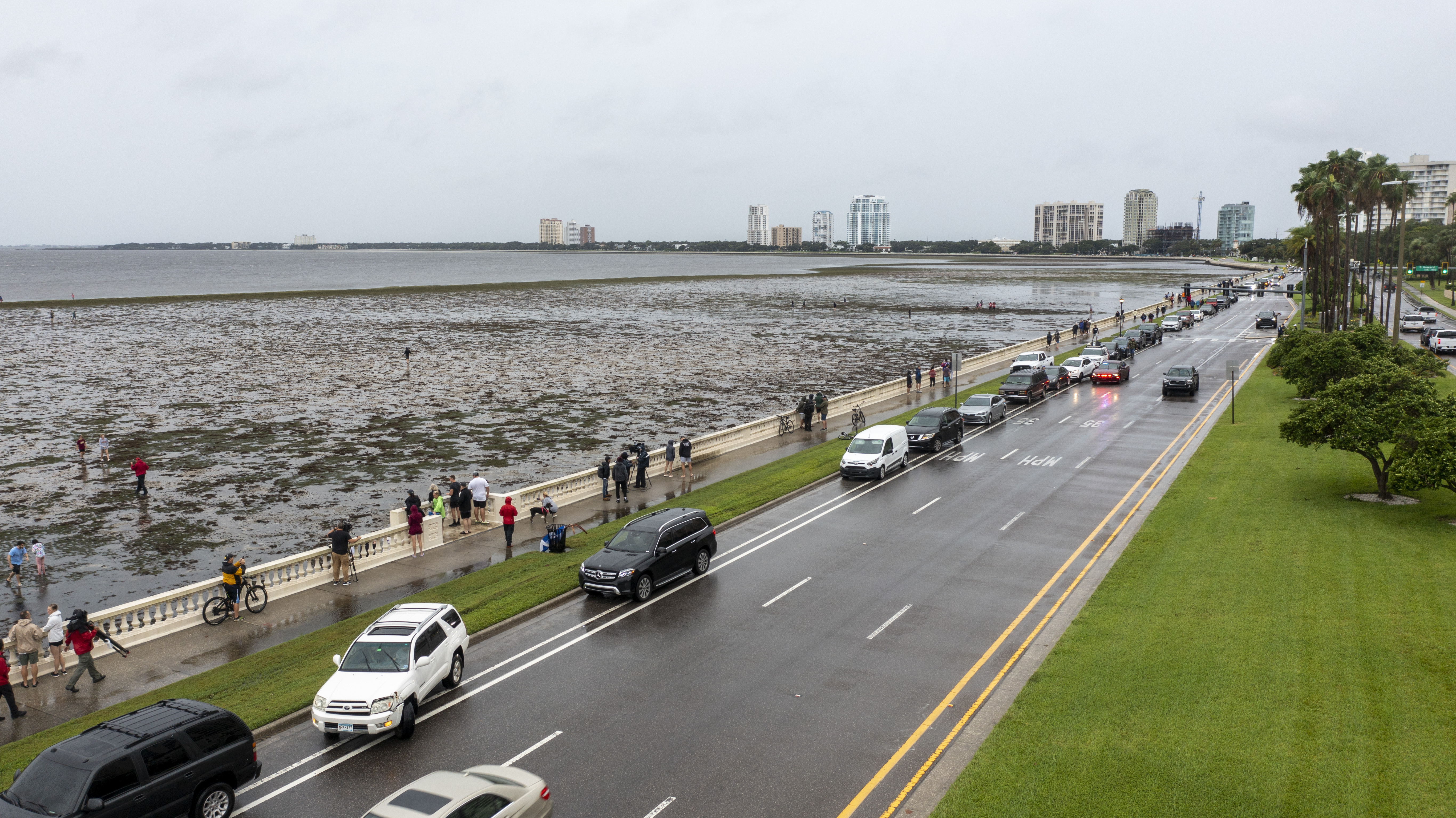 Hurricane Ian drained the waters of Tampa Bay. Did that affect the