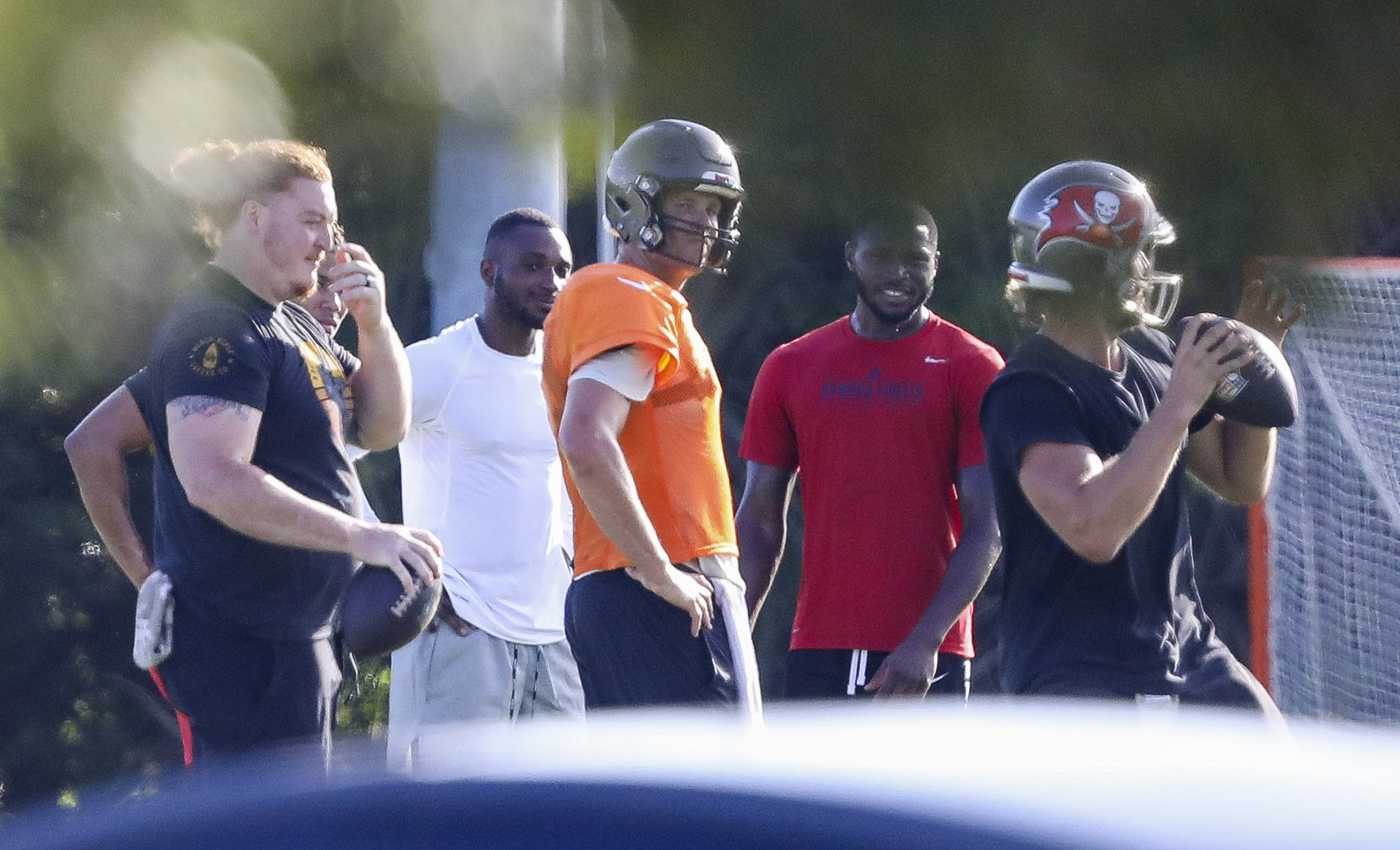 Rick Stroud on X: ⁦Tom Brady and Rob Gronkowski were back at Berkeley Prep  Tuesday morning for another workout.  / X