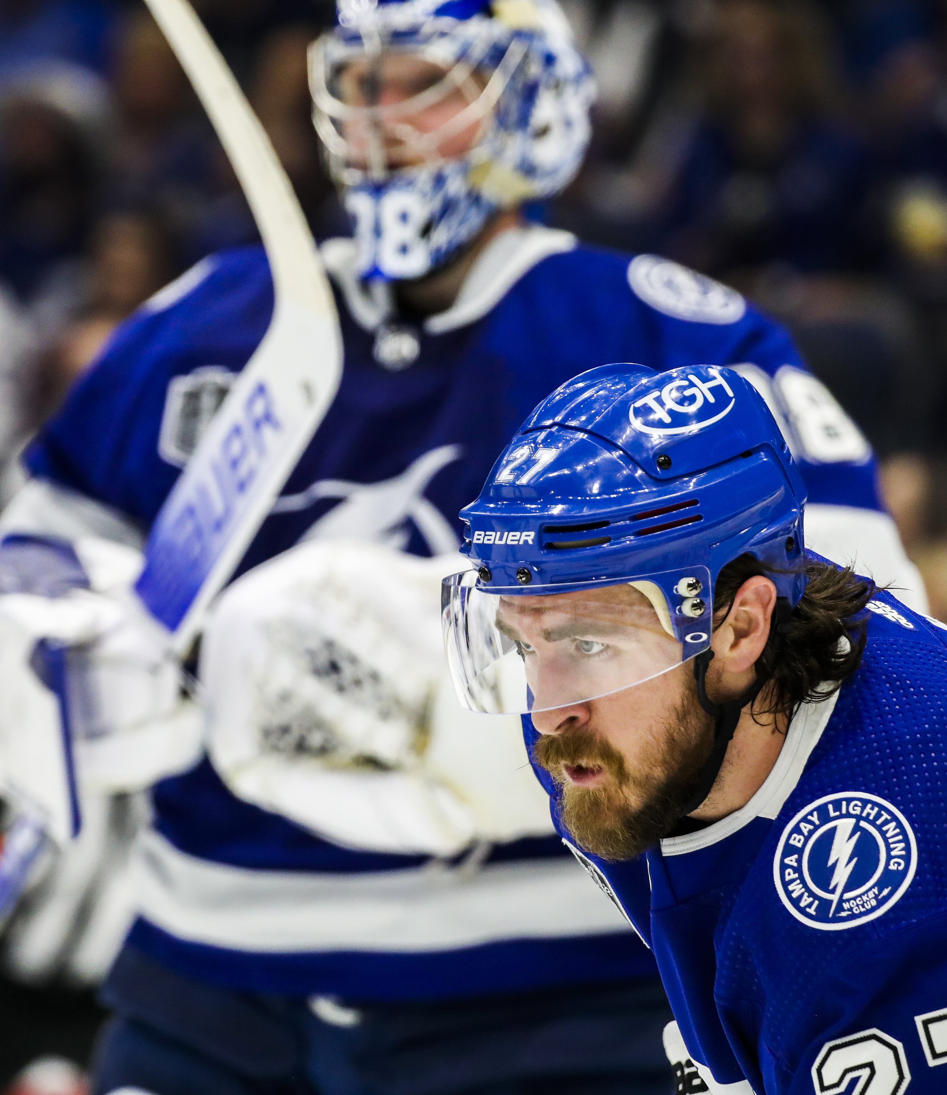 Ryan McDonagh's daughter brought the energy for the @Tampa Bay