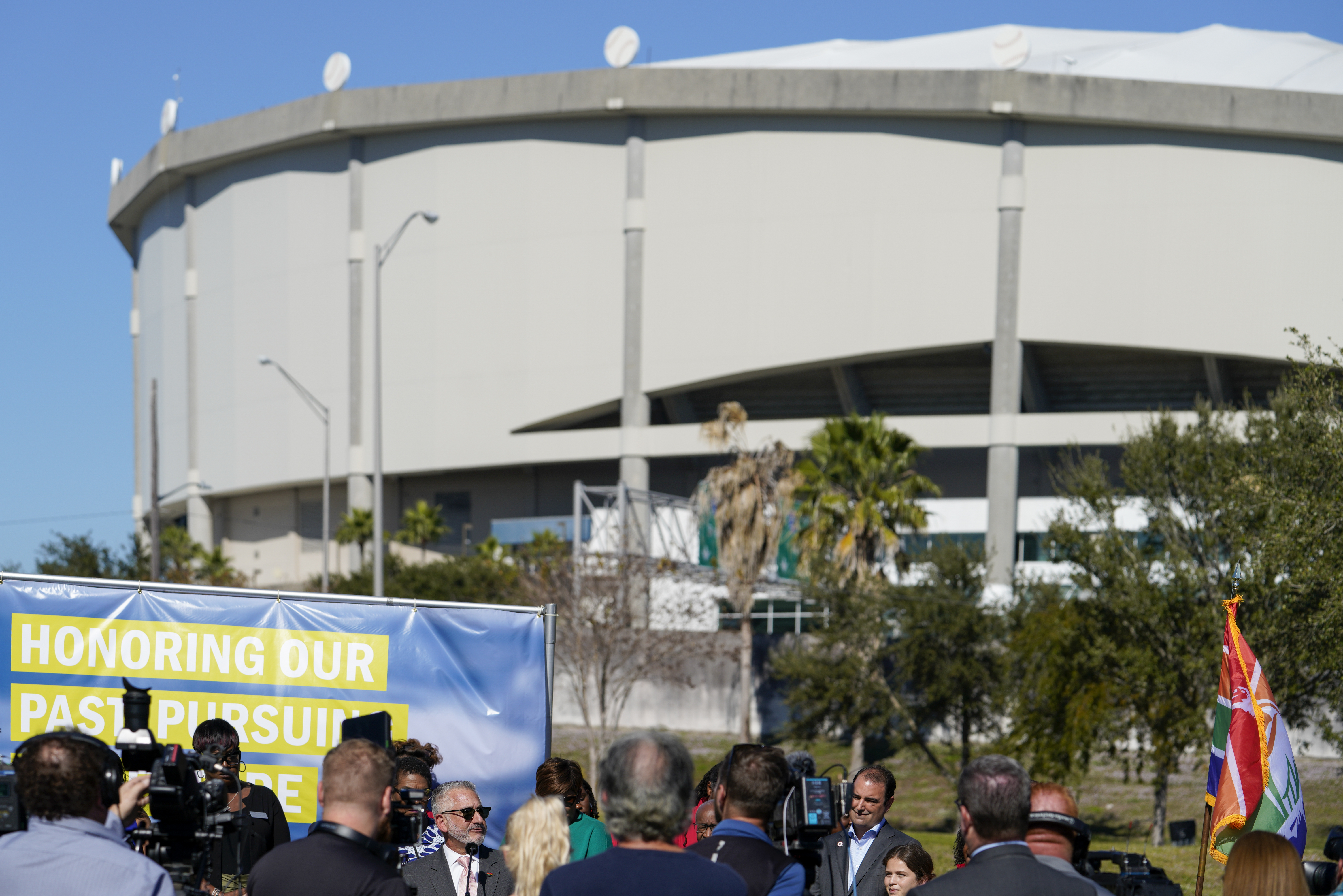 Rays not ready to commit to St. Pete despite mayor choosing team's own plan  to redevelop Tropicana Field site