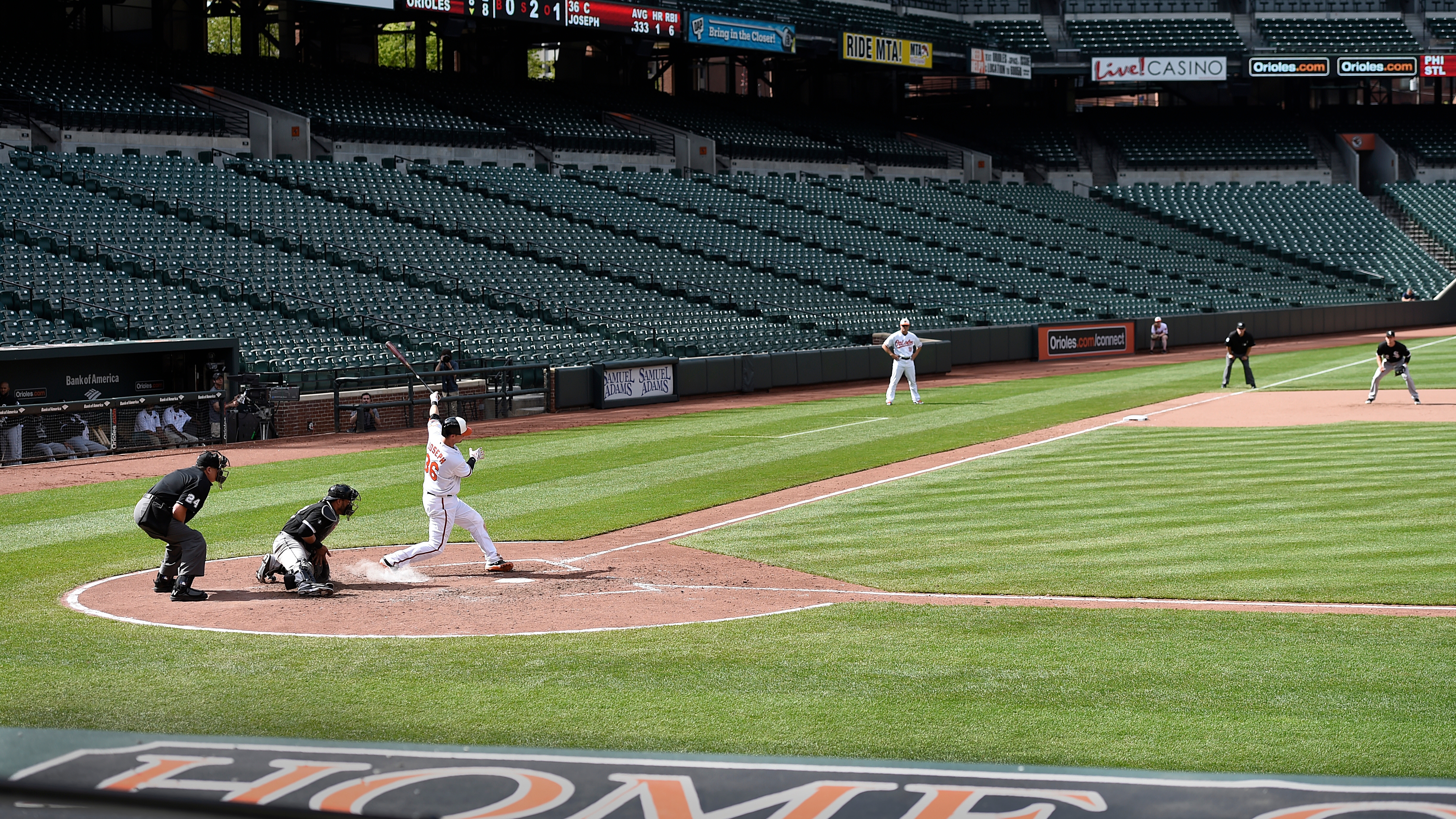 The Empty Stadium Game: See Surreal Pictures from Inside Camden Yards