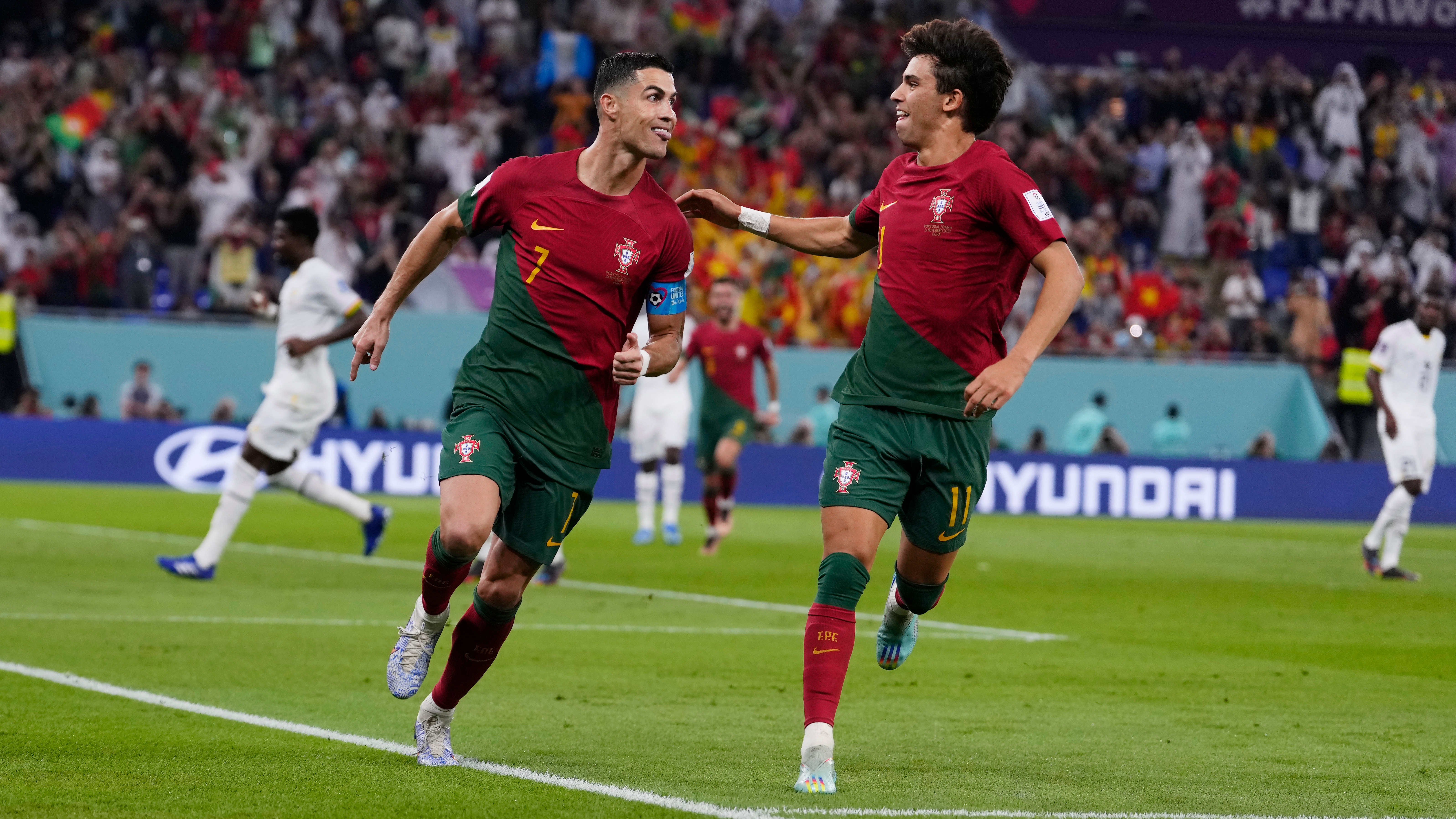 Ronaldo makes World Cup history, Portugal beats Ghana 3-2