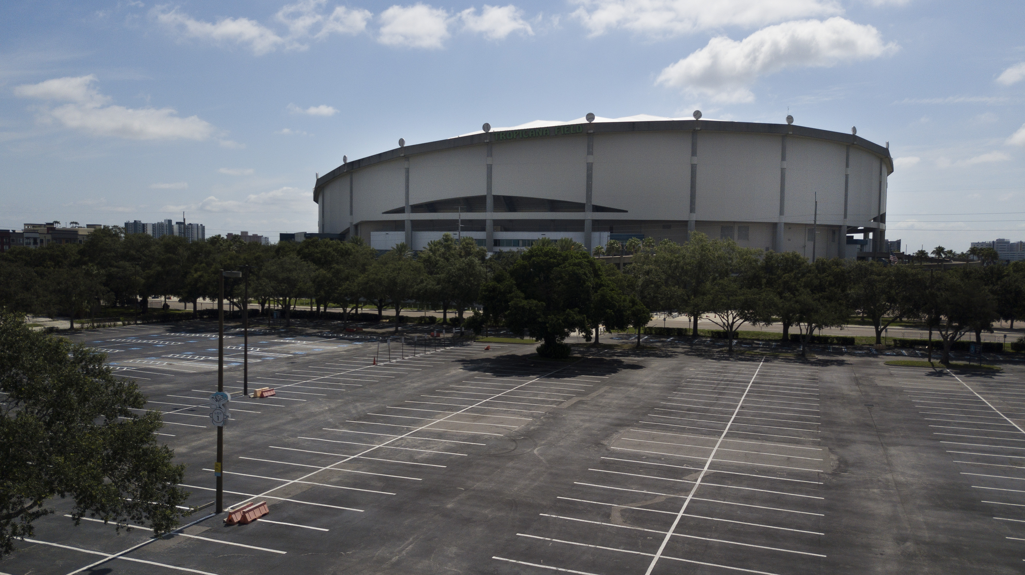 3 possible graves located under Tropicana Field parking lots