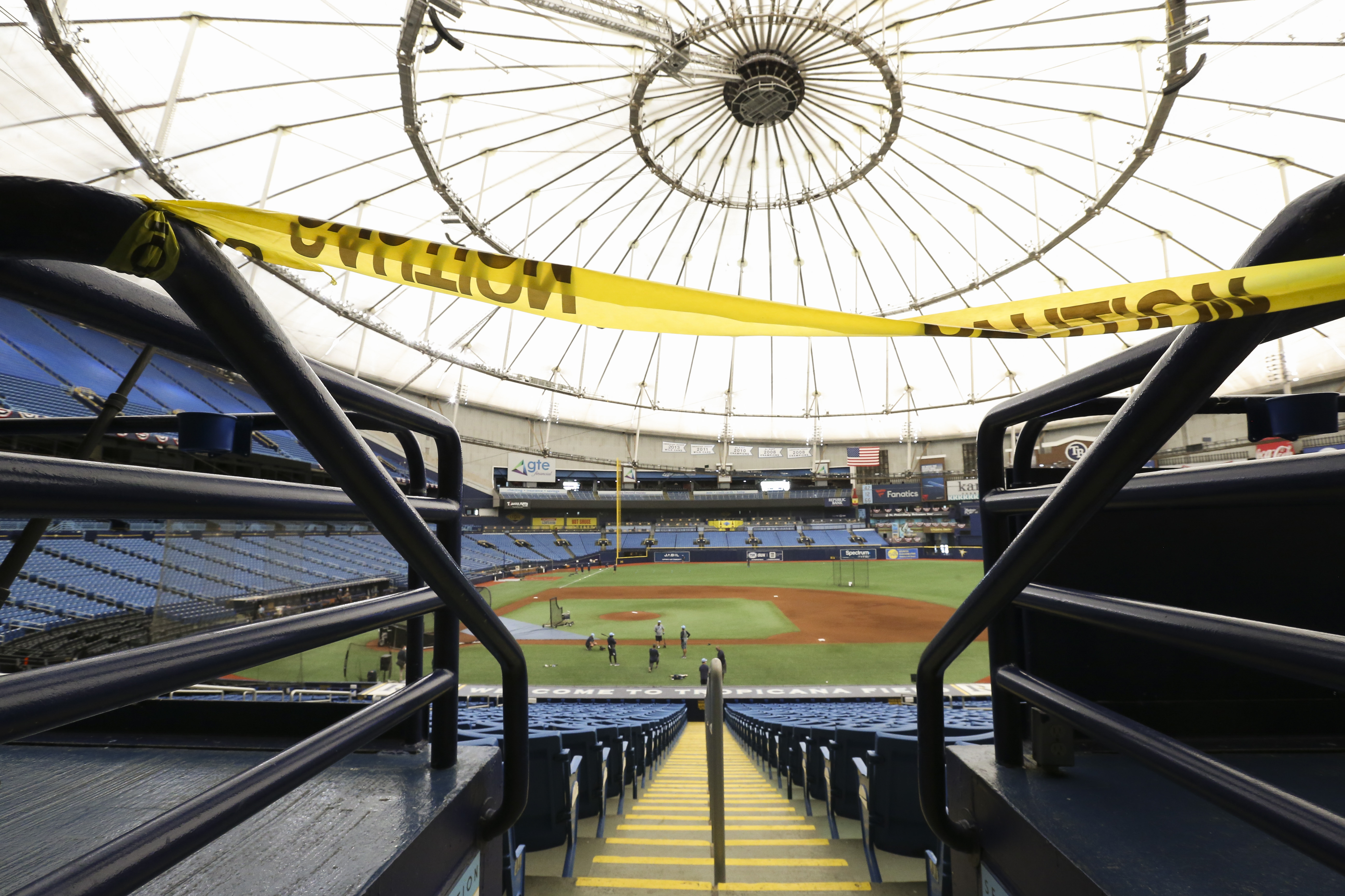 Tropicana Field - Tampa Bay Rays - tbt* Party Deck