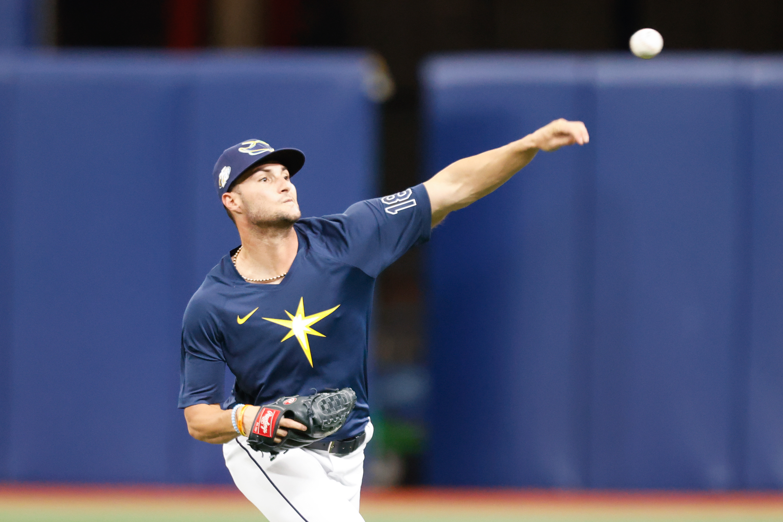 Tampa Bay Rays Josh Lowe Gray 25th Anniversary Replica Jersey