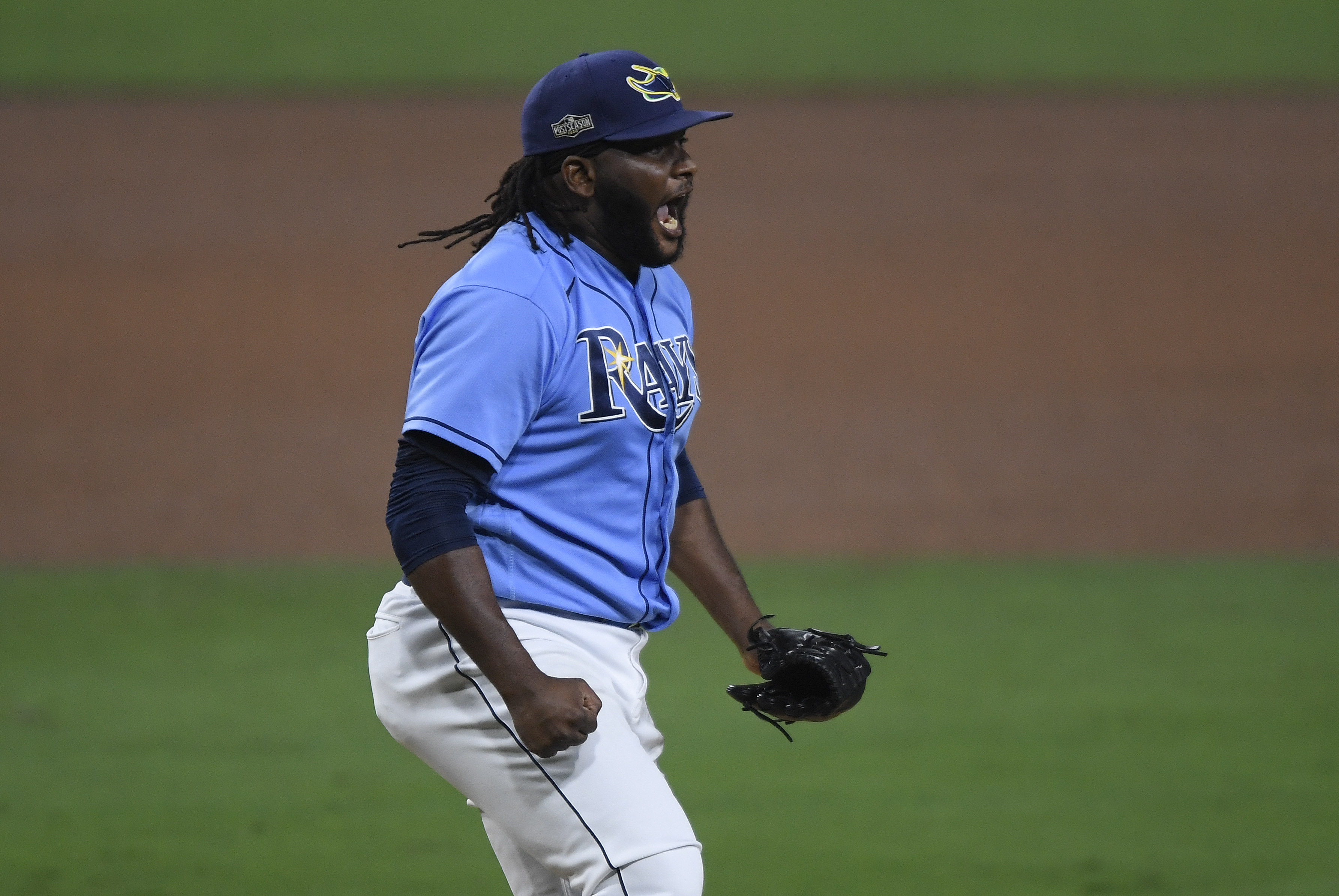 The Rays played reliever Jose Alvarado at first base as part of some  serious bullpen shenanigans