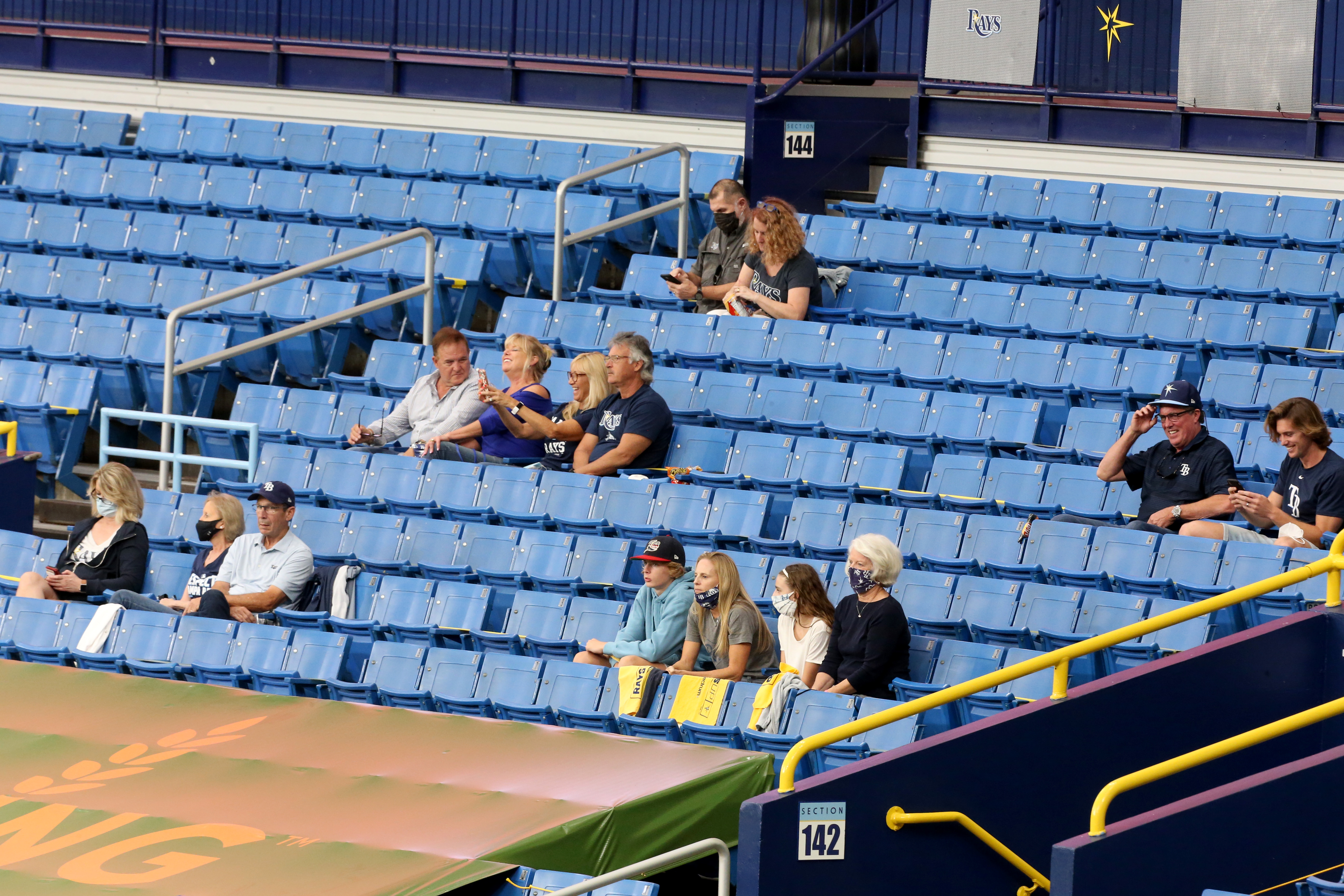 Section 112 at Tropicana Field 