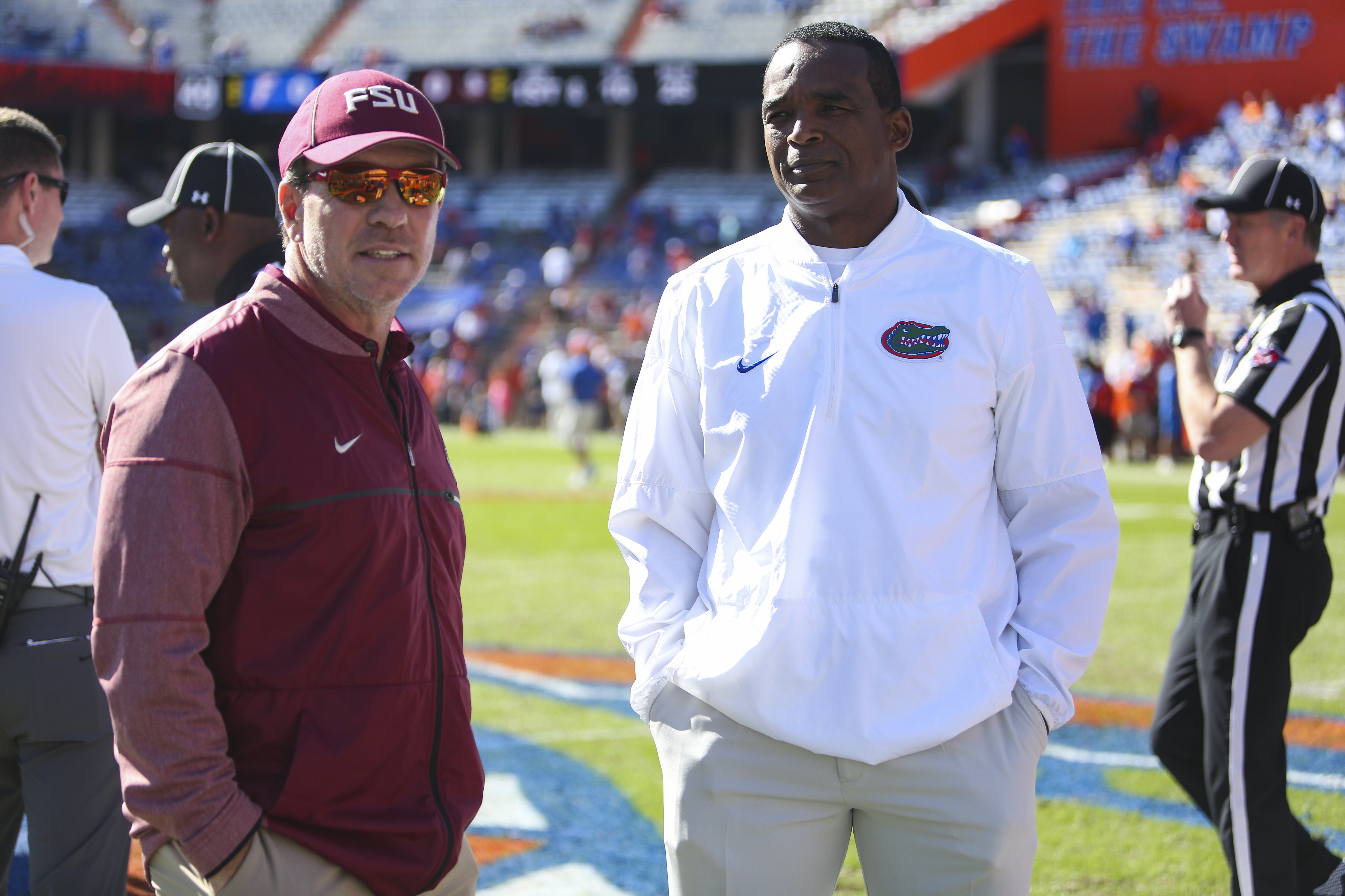 Jimbo Fisher Sprints to Avoid Gatorade Bath After Orange Bowl Victory