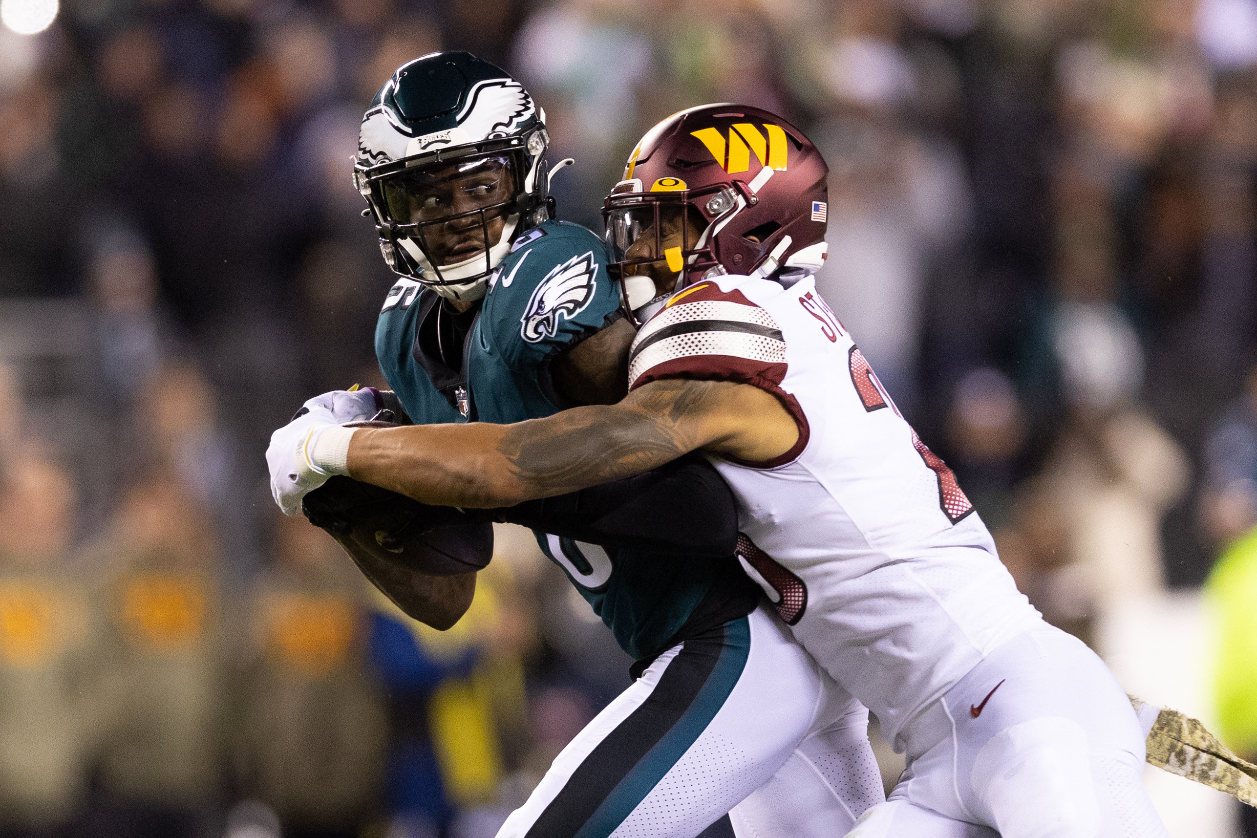 Washington Commanders end Eagles' perfect season with 32-21 win