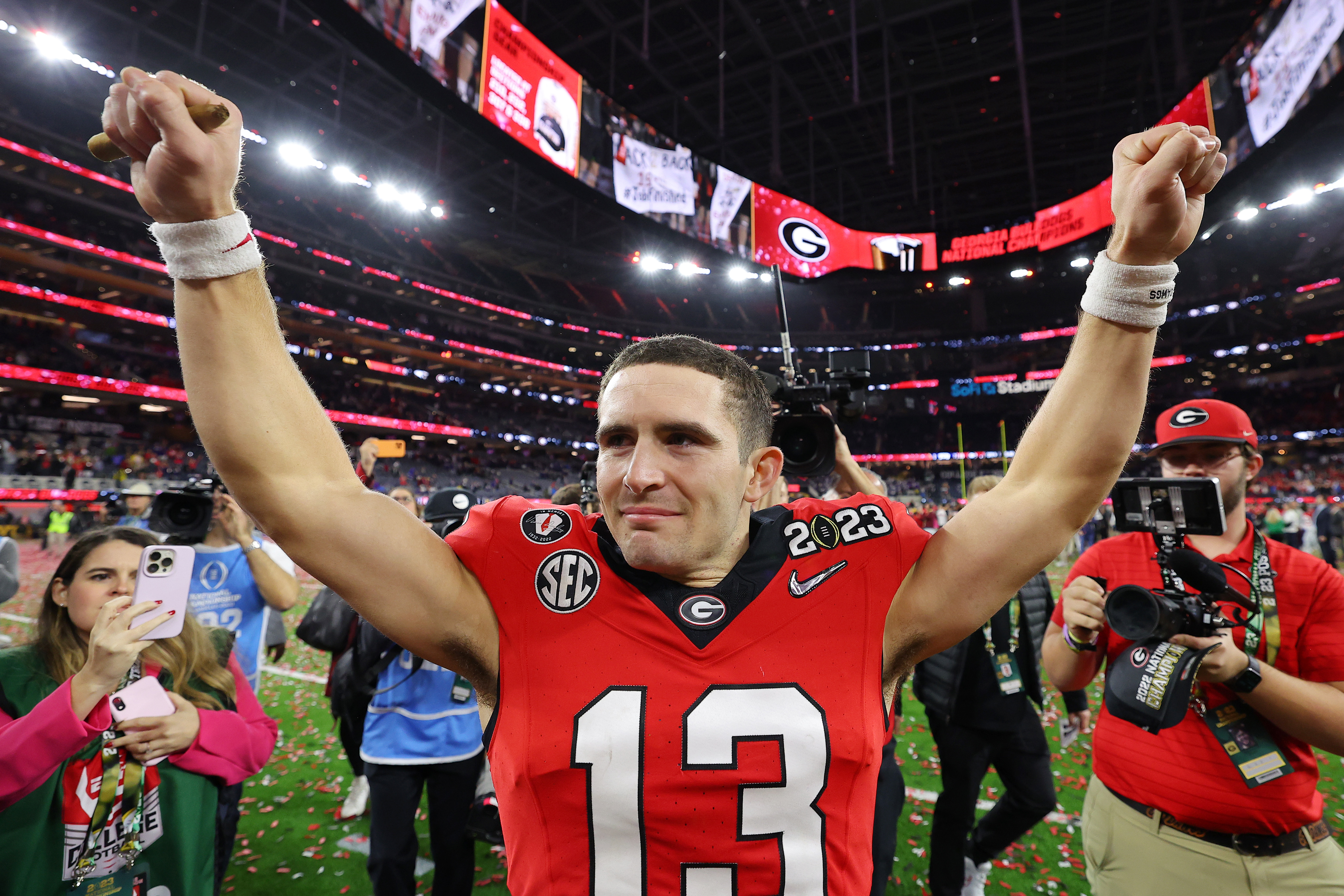 No. 1 Georgia bullies TCU 65-7 to win second straight title