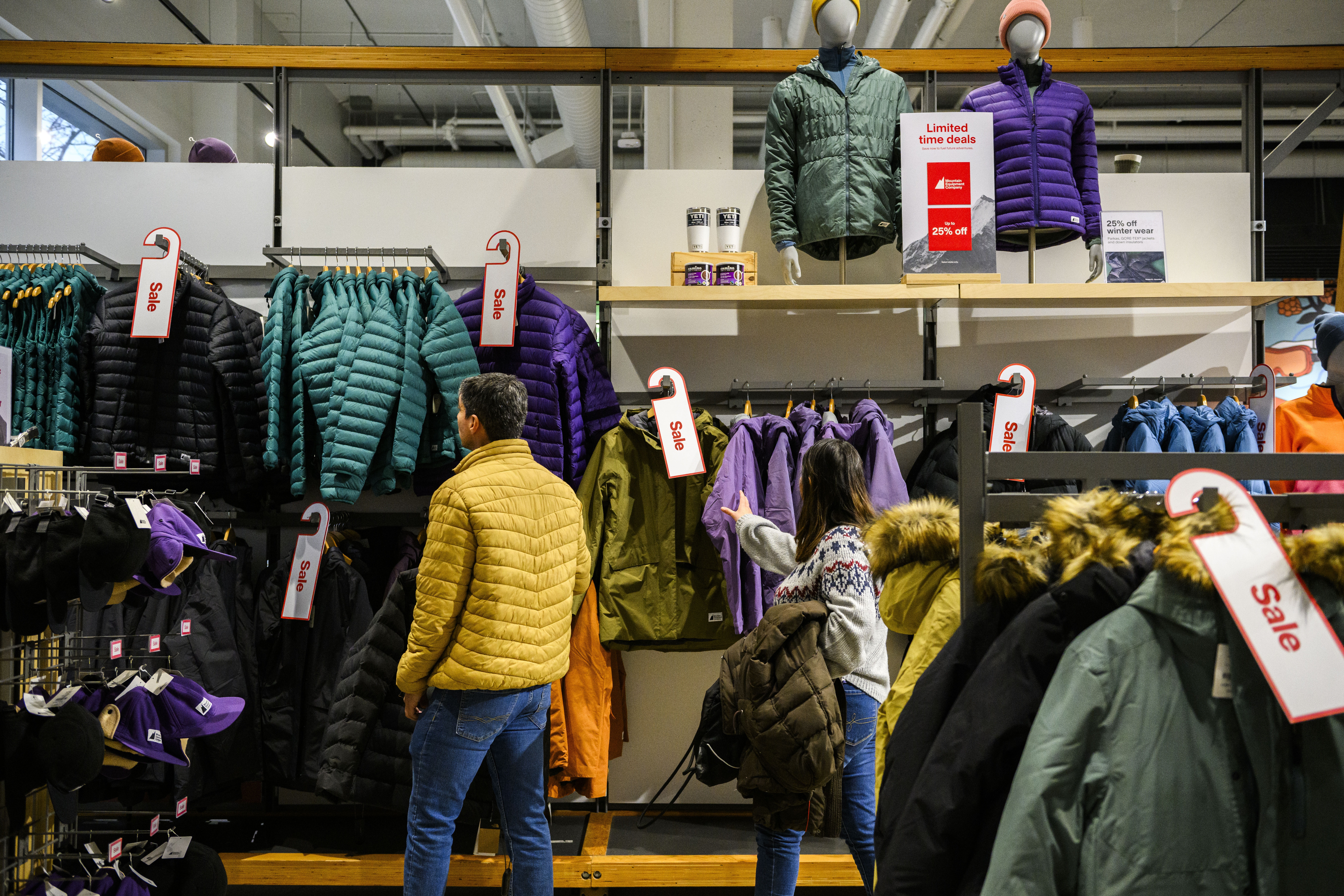 A clothing glut means shoppers can look forward to holiday discounts. : NPR