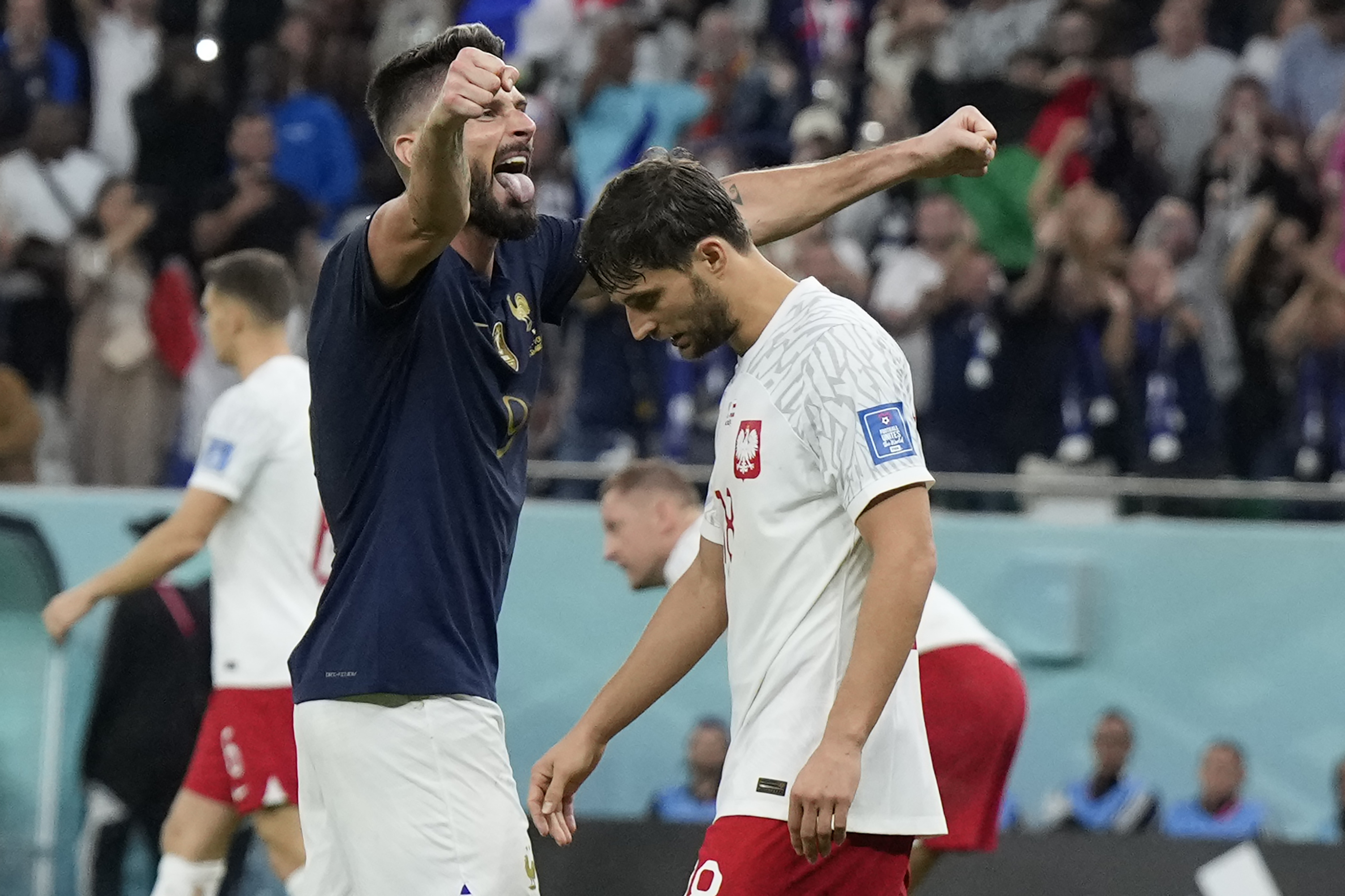 France beat Poland to reach World Cup quarter-finals