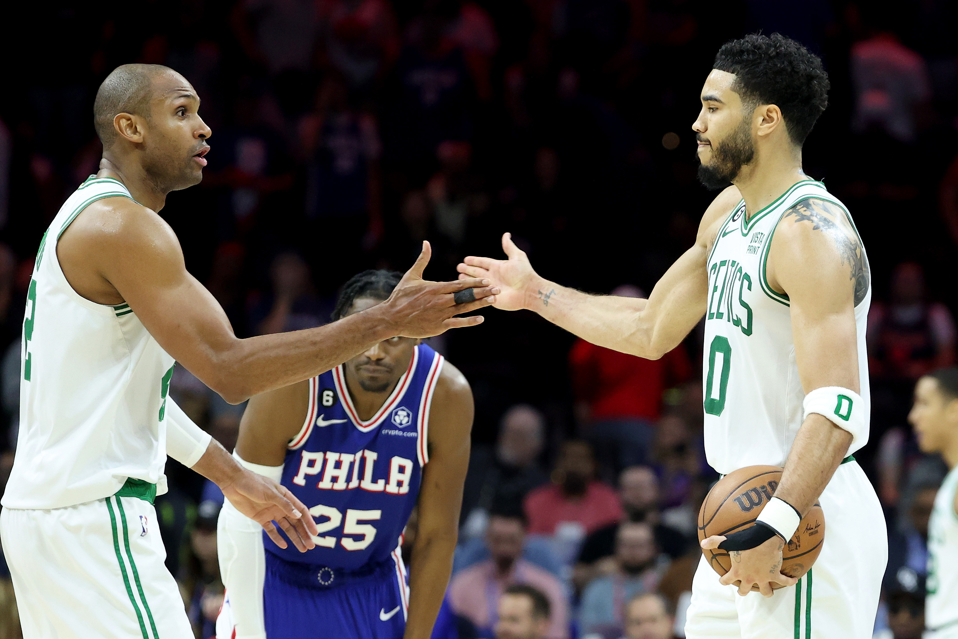 Tatum's 4th-quarter 3s push Celtics past 76ers 95-86; forces a Game 7