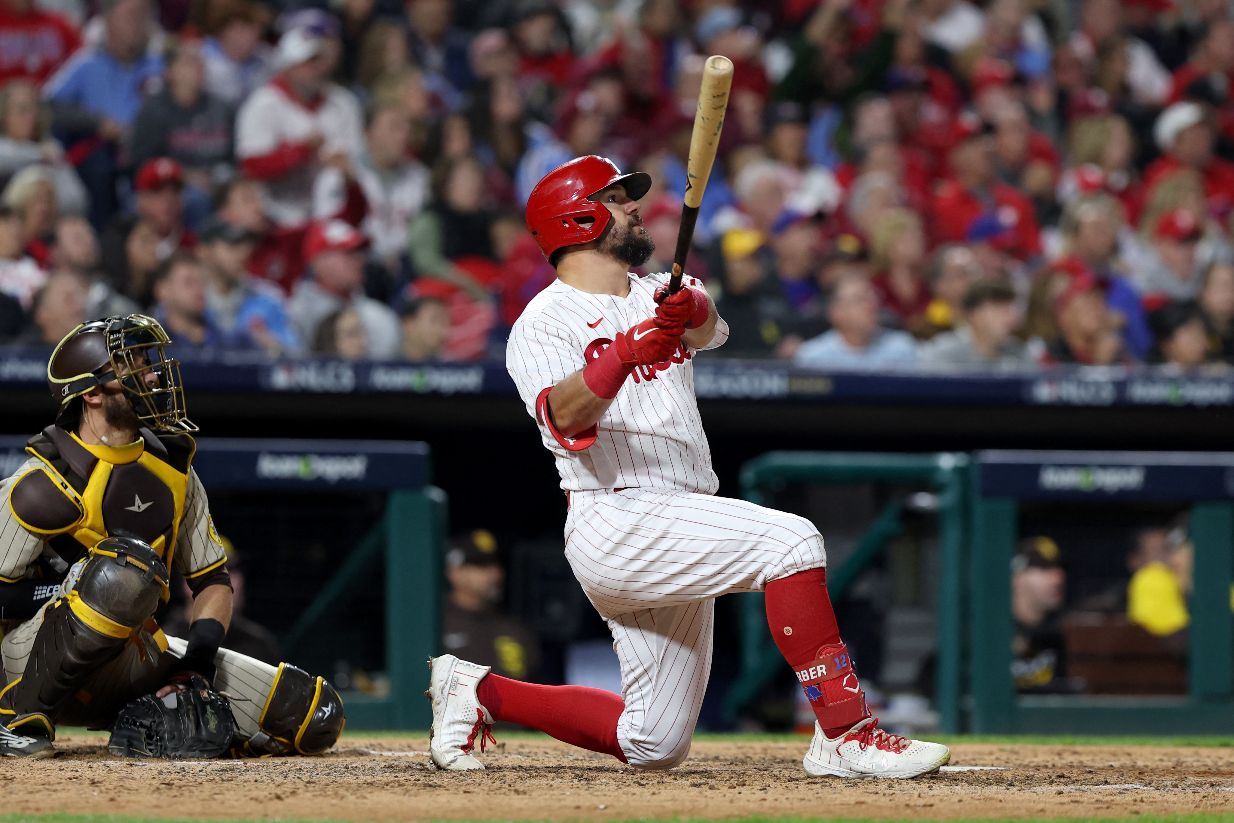 Schwarber powers Phillies in postseason with mythical homers