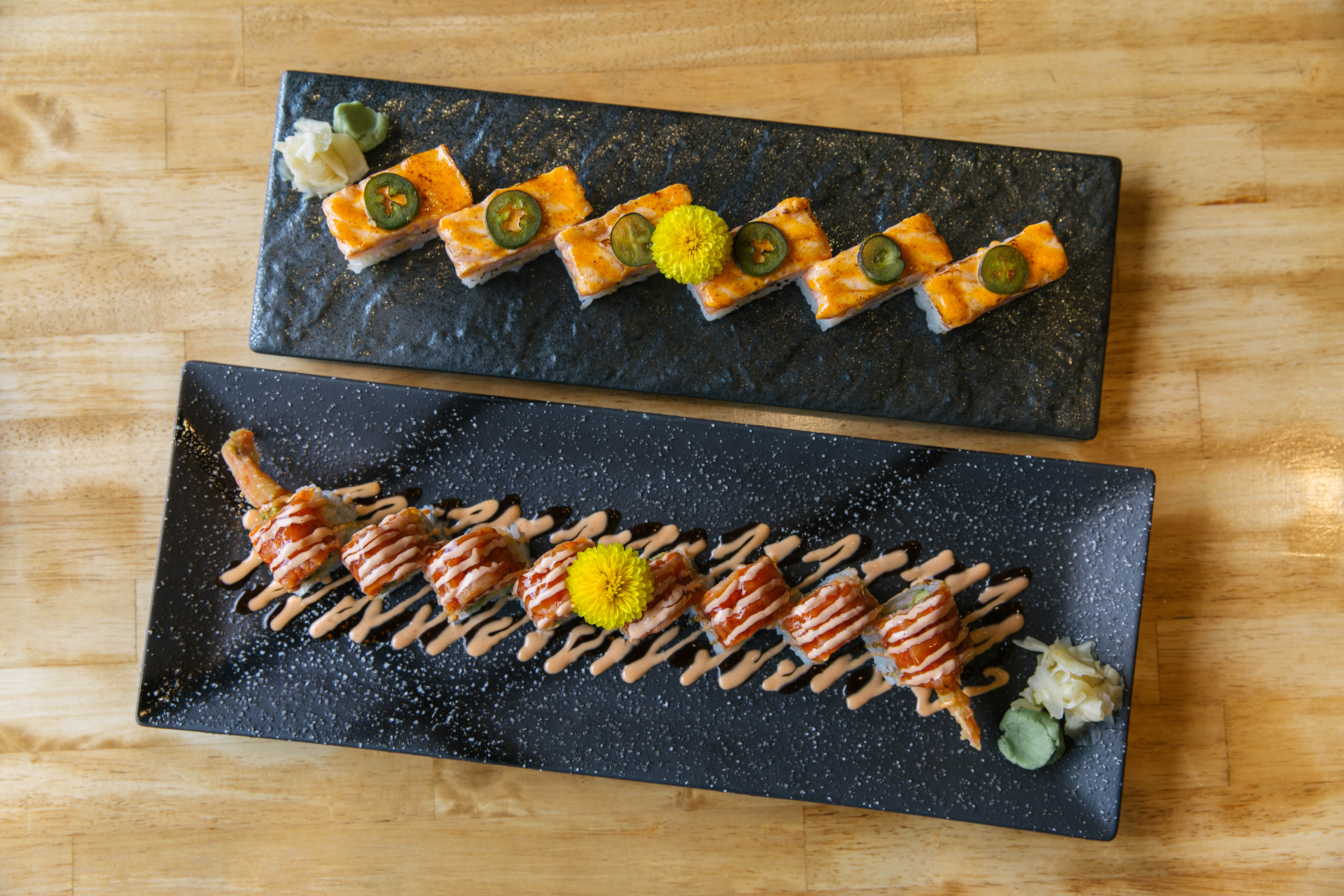 Sushi king aburi spicy salmon nigiri 28 Popular