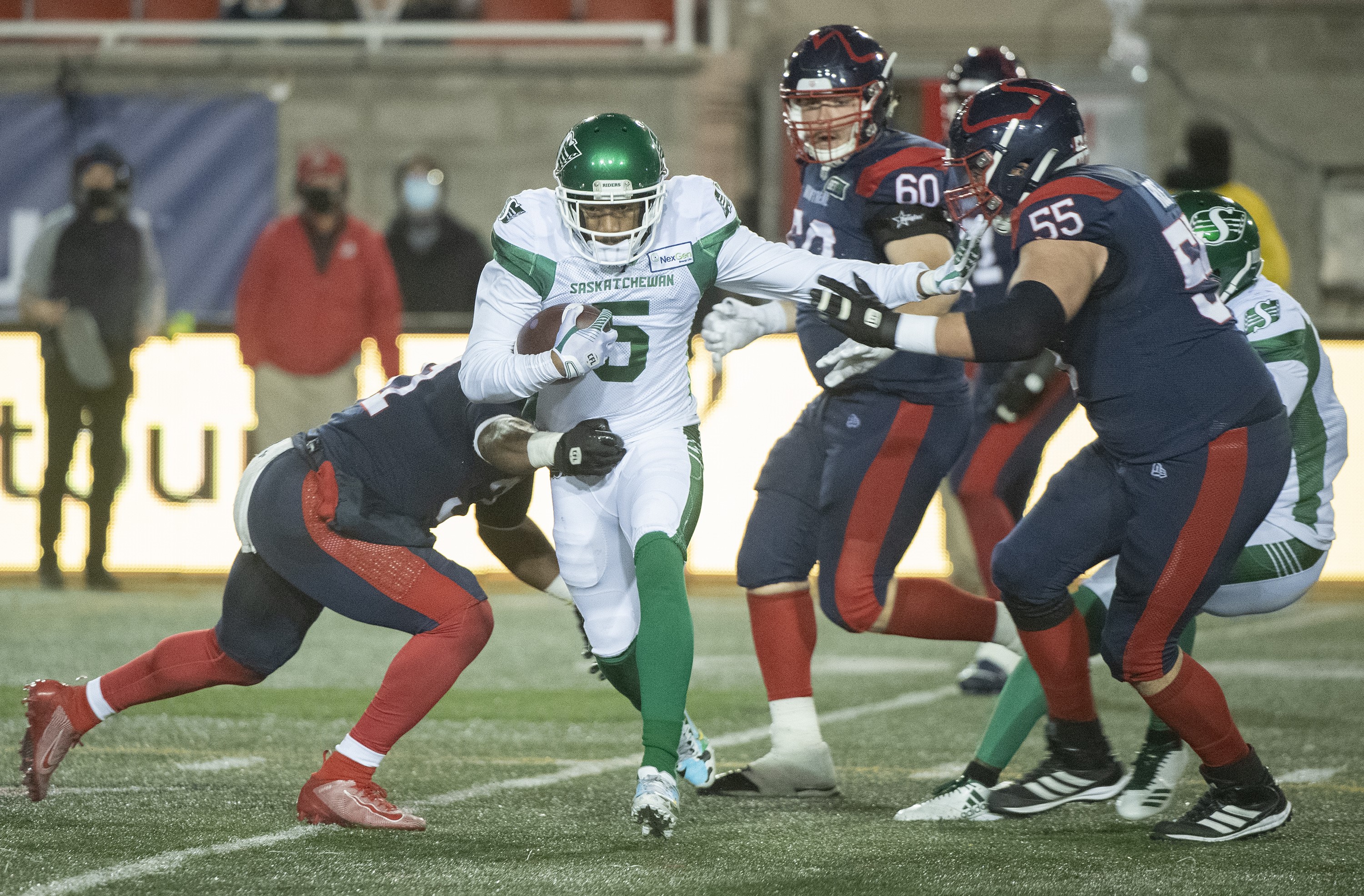 Powell, Lauther power Saskatchewan Roughriders into playoff spot in match  against Alouettes - The Globe and Mail