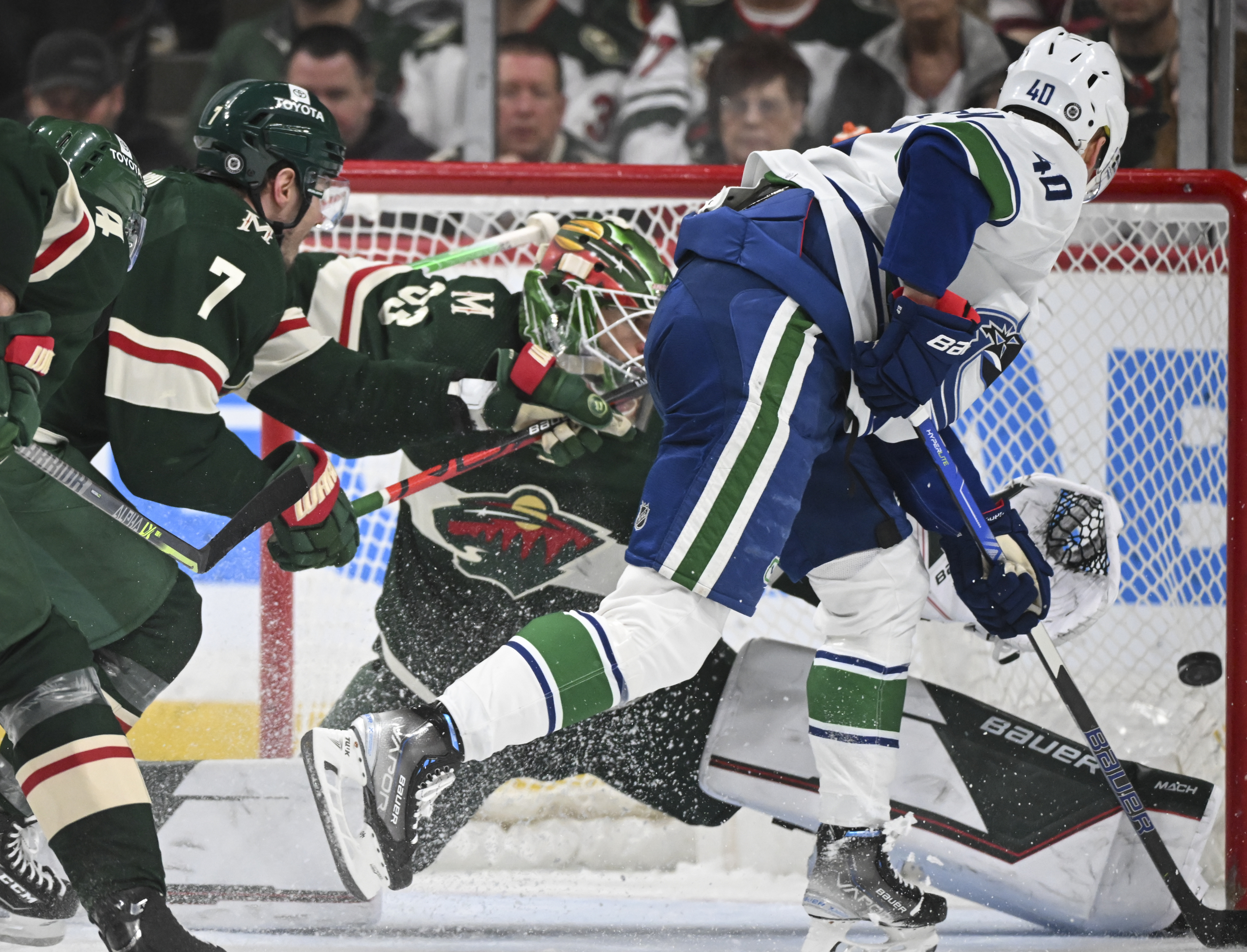 Kirill Kaprizov scores twice, Wild beat Canucks