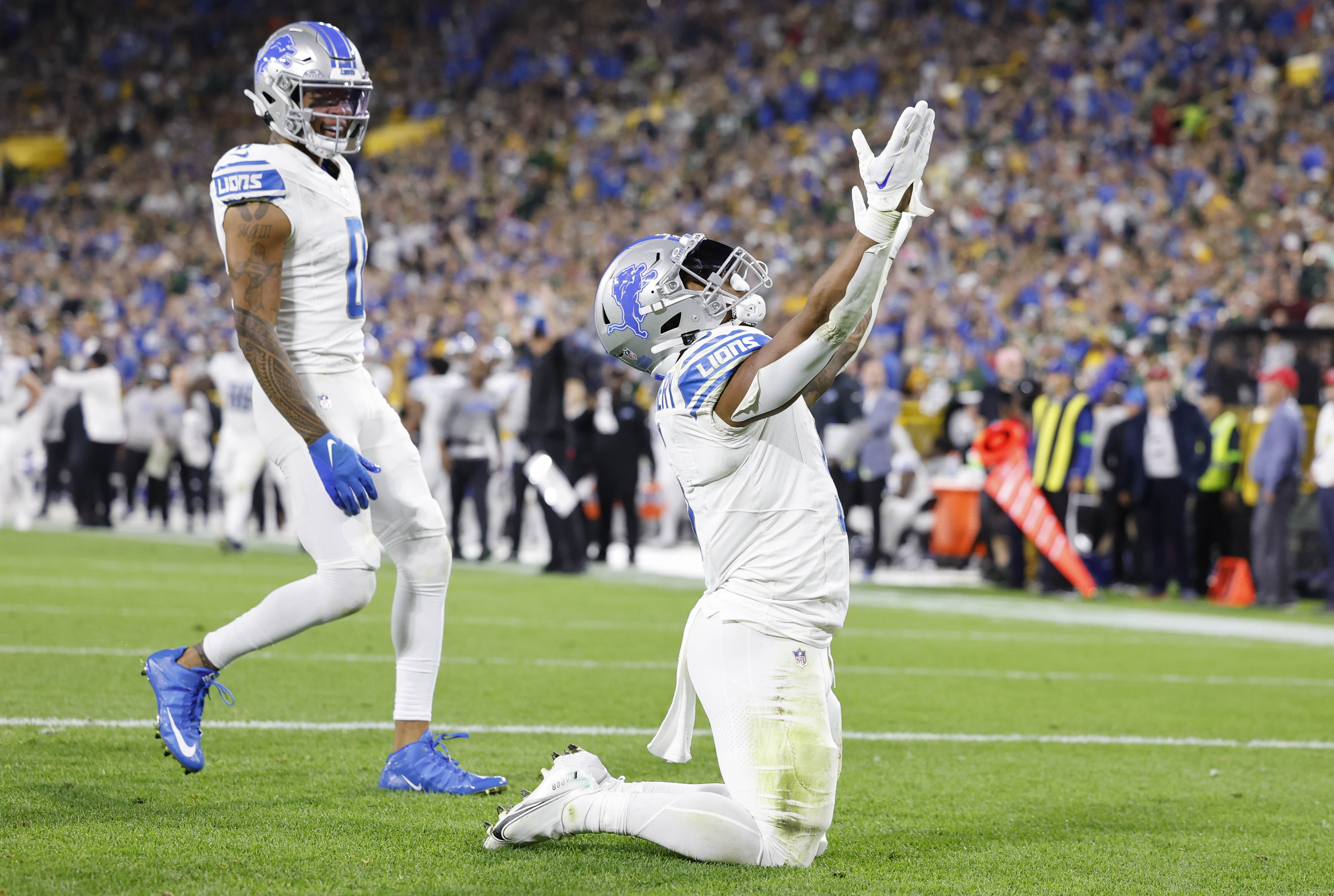 David Montgomery runs wild as Lions beat Packers 34-20 to take early  command of NFC North - The Globe and Mail