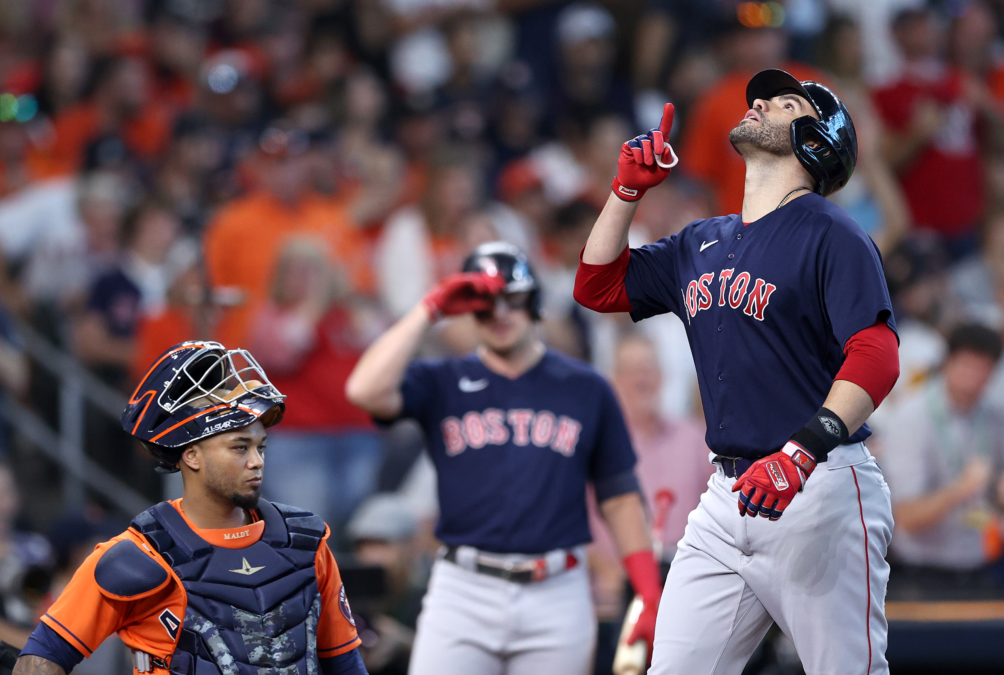 Boston hits 2 grand slams to even ALCS with Astros