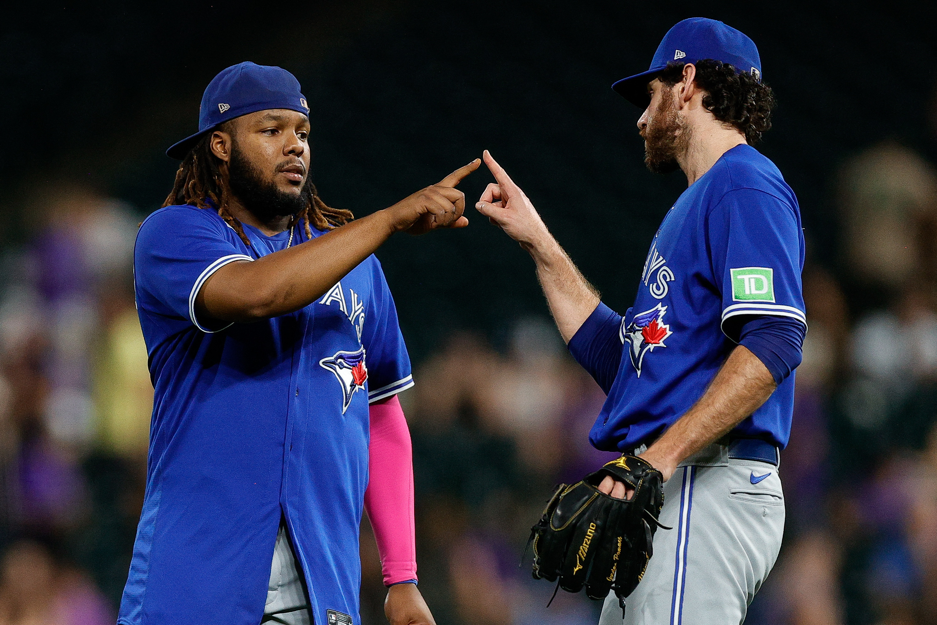 Blue Jays Reliever Jordan Romano exited tonight's All-Star Game