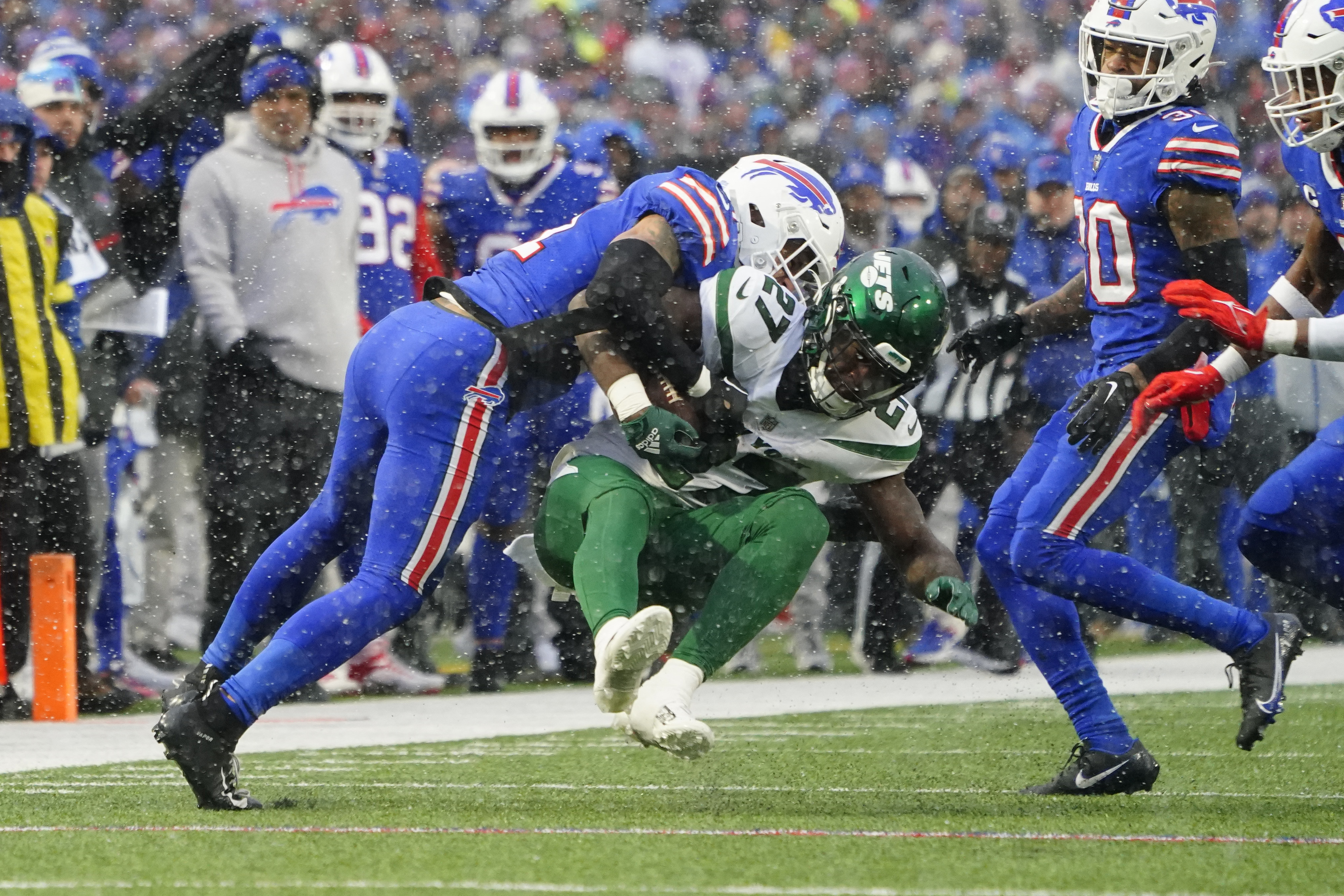 Bills players eye a bigger prize after clinching a playoff spot at home