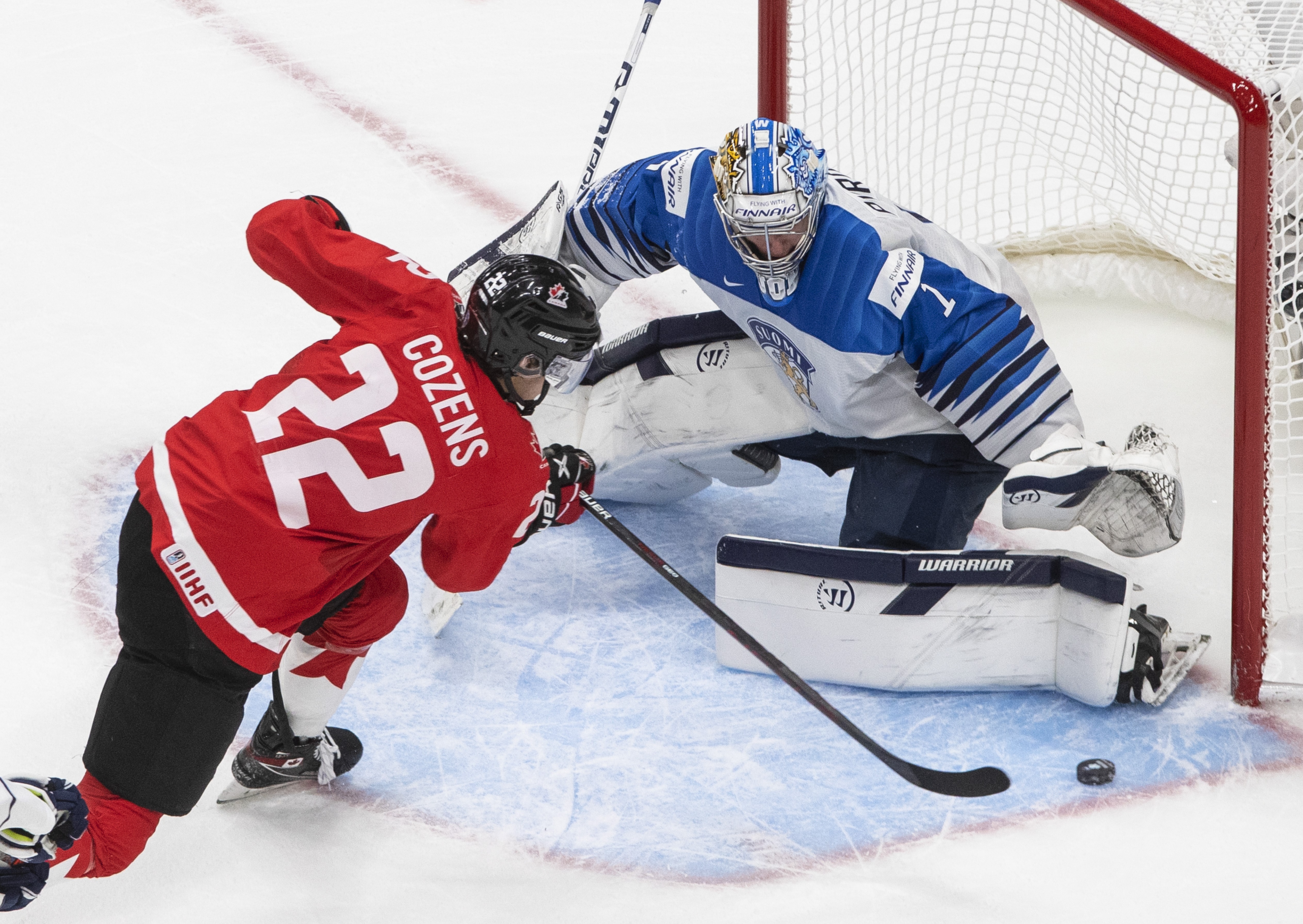 Canada D Bowen Byram (ill) not playing against Finland 
