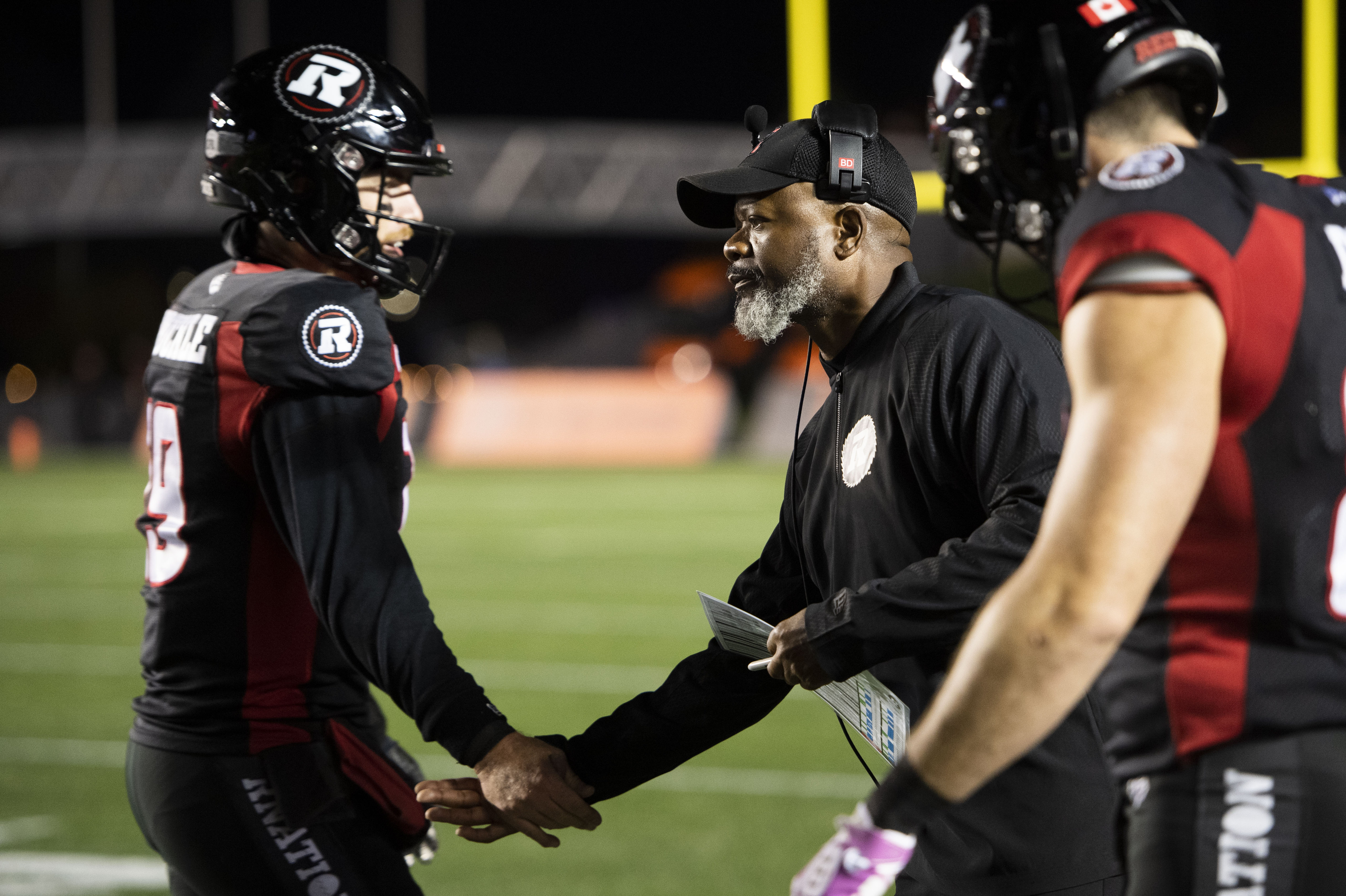 Nick Arbuckle back with Redblacks, with lots of support from wife