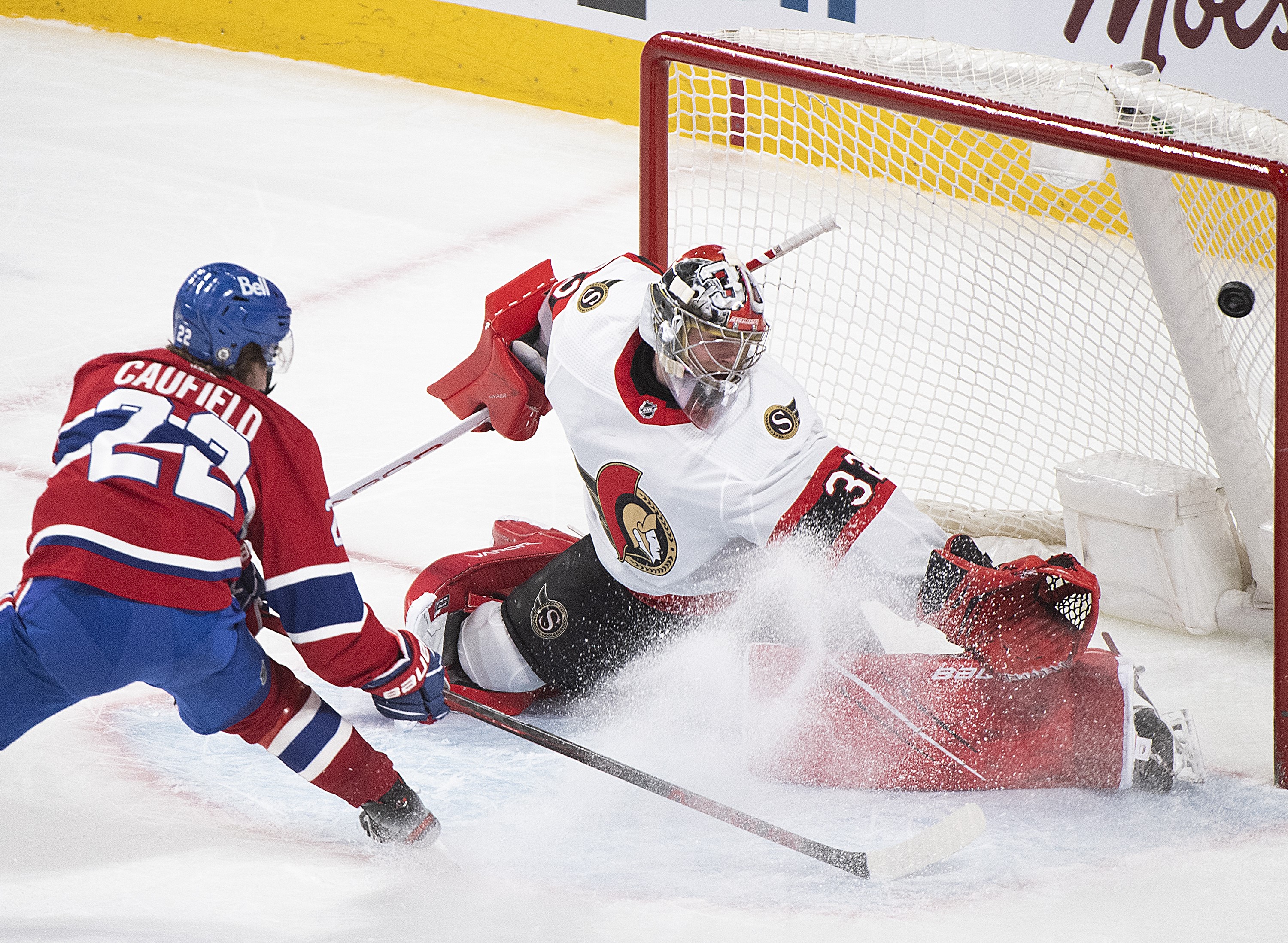 Cole Caufield scores OT winner, first career NHL goal in Montreals 3-2 win over Sens