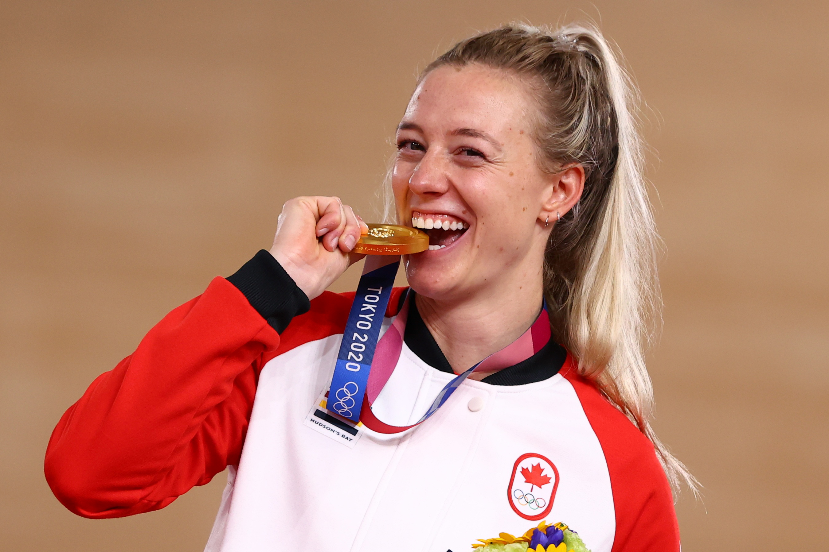 In photos: Kelsey Mitchell wins gold in track cycling for Canada’s 24th ...