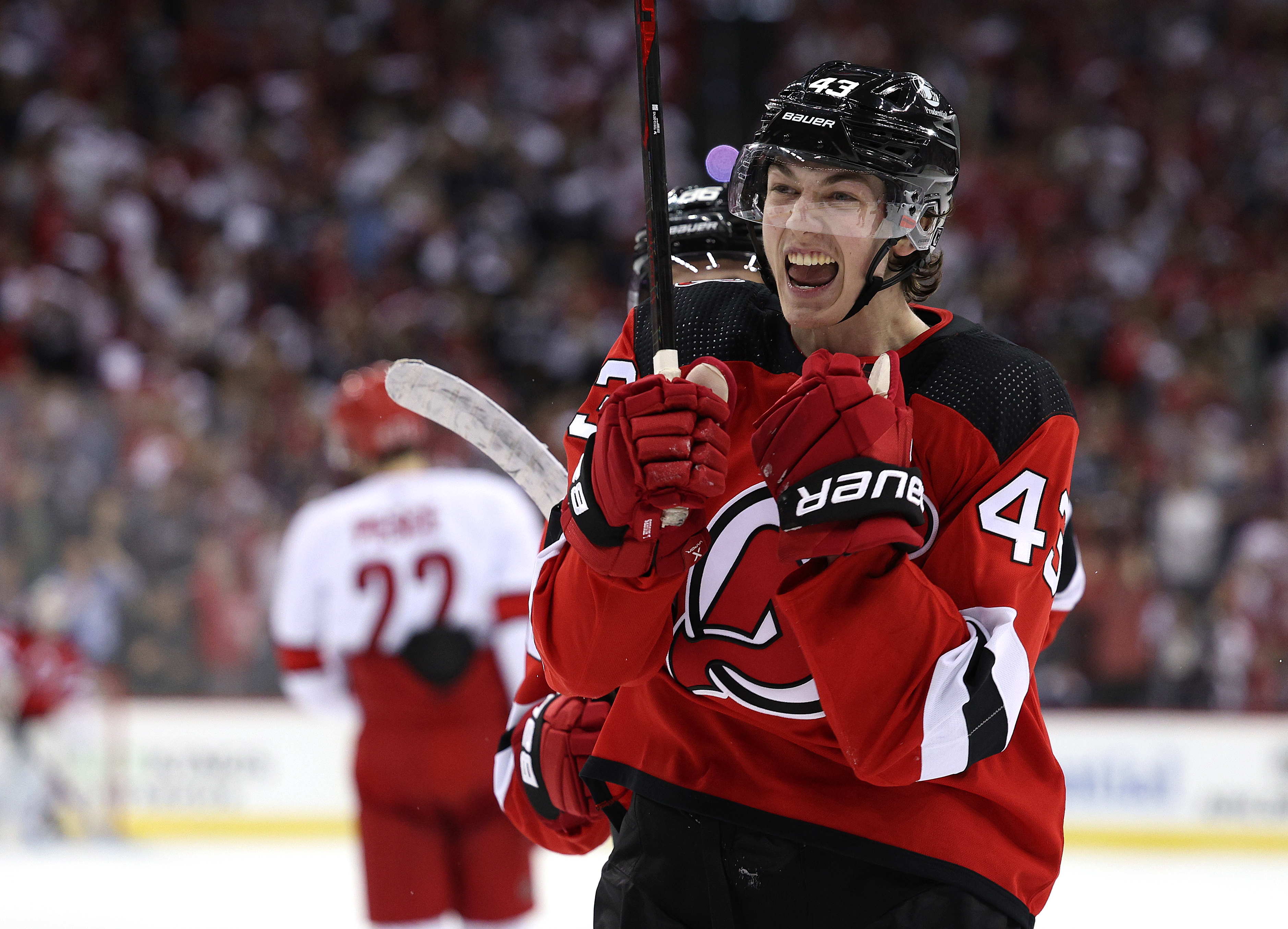 Devils' Luke Hughes to make Stanley Cup playoffs debut vs. Hurricanes in  Game 3