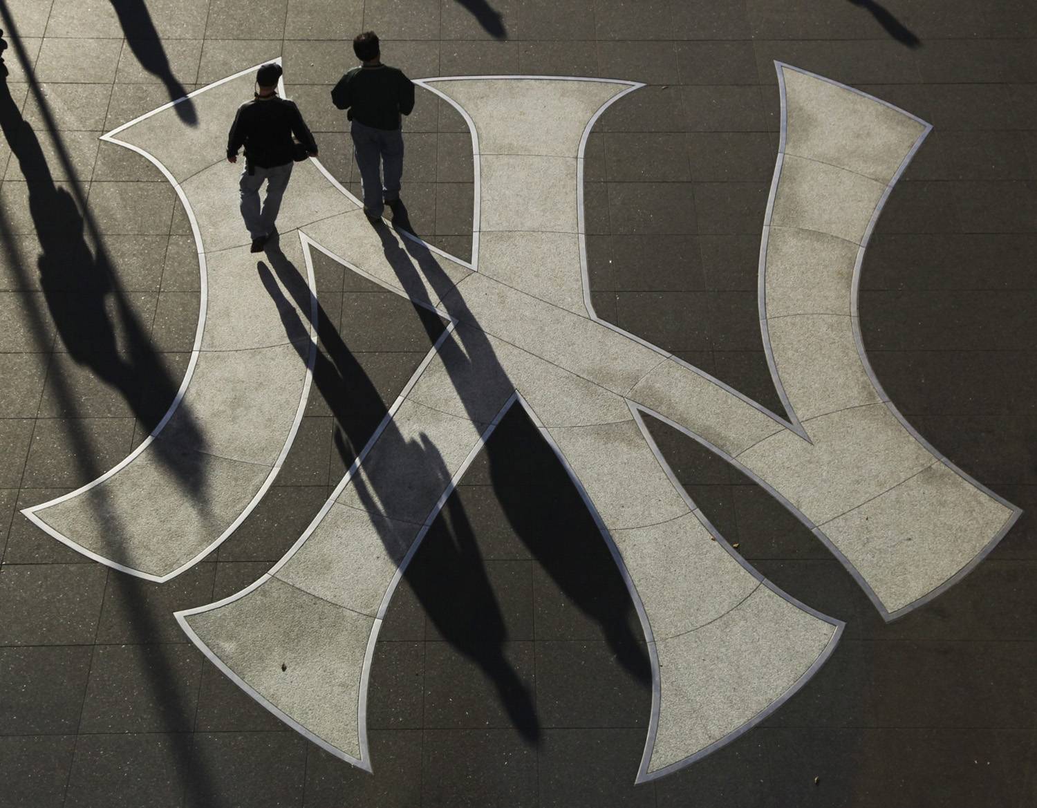 Hideki Matsui and Derek Jeter by Chris Mcgrath