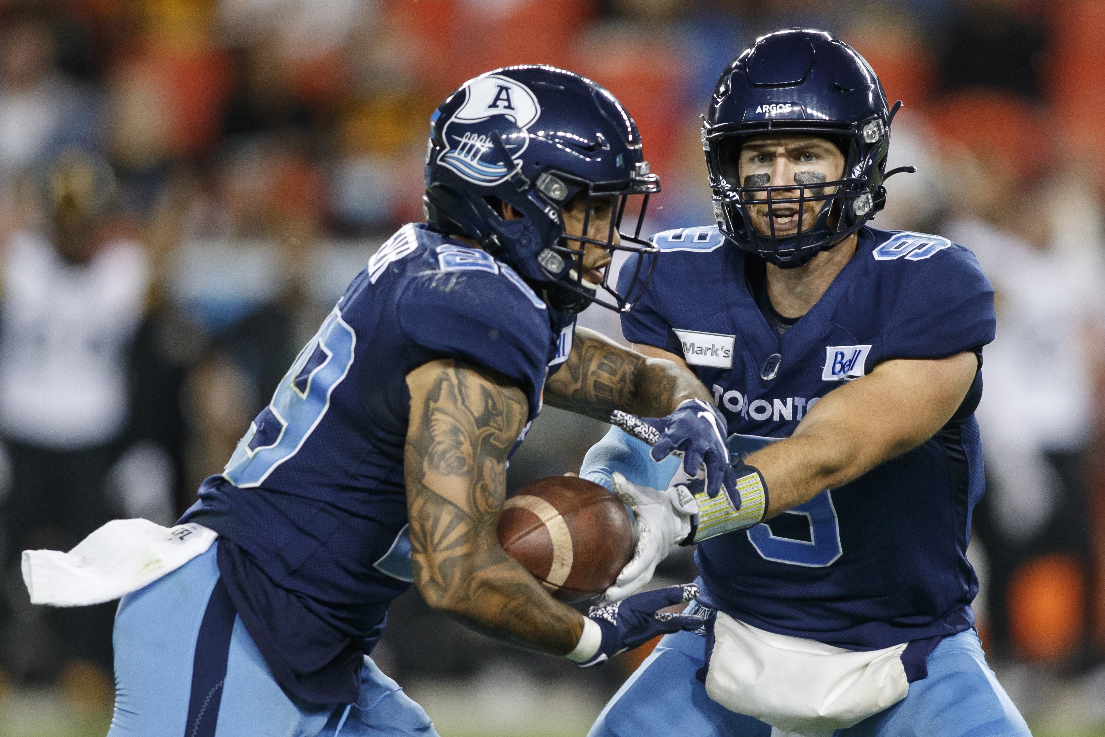 Arbuckle feels at home as Argos QB, but feels he'll have to earn starting  role