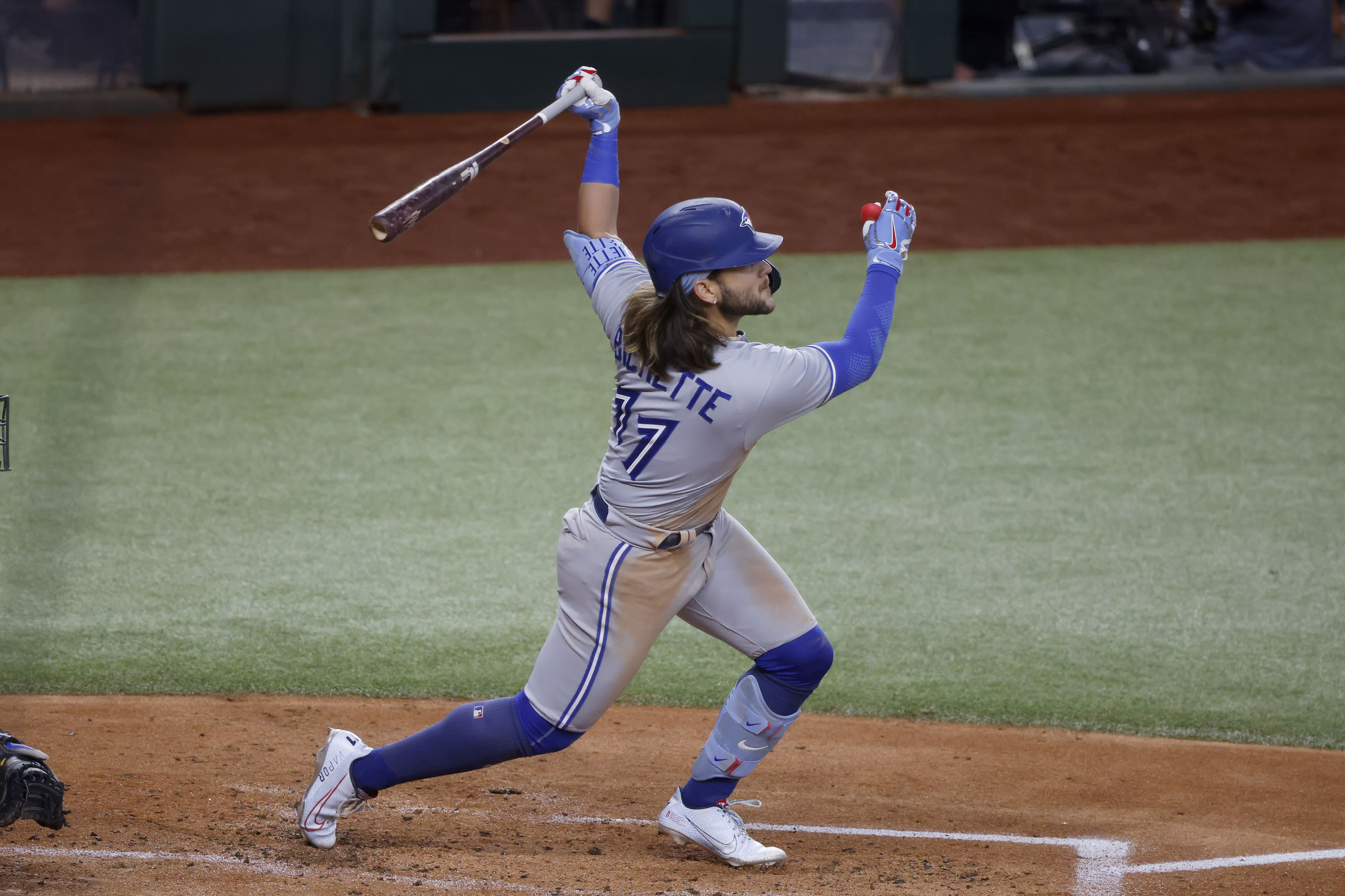 Josh Jung homers in 1st at-bat, Blue Jays beat Rangers 4-3