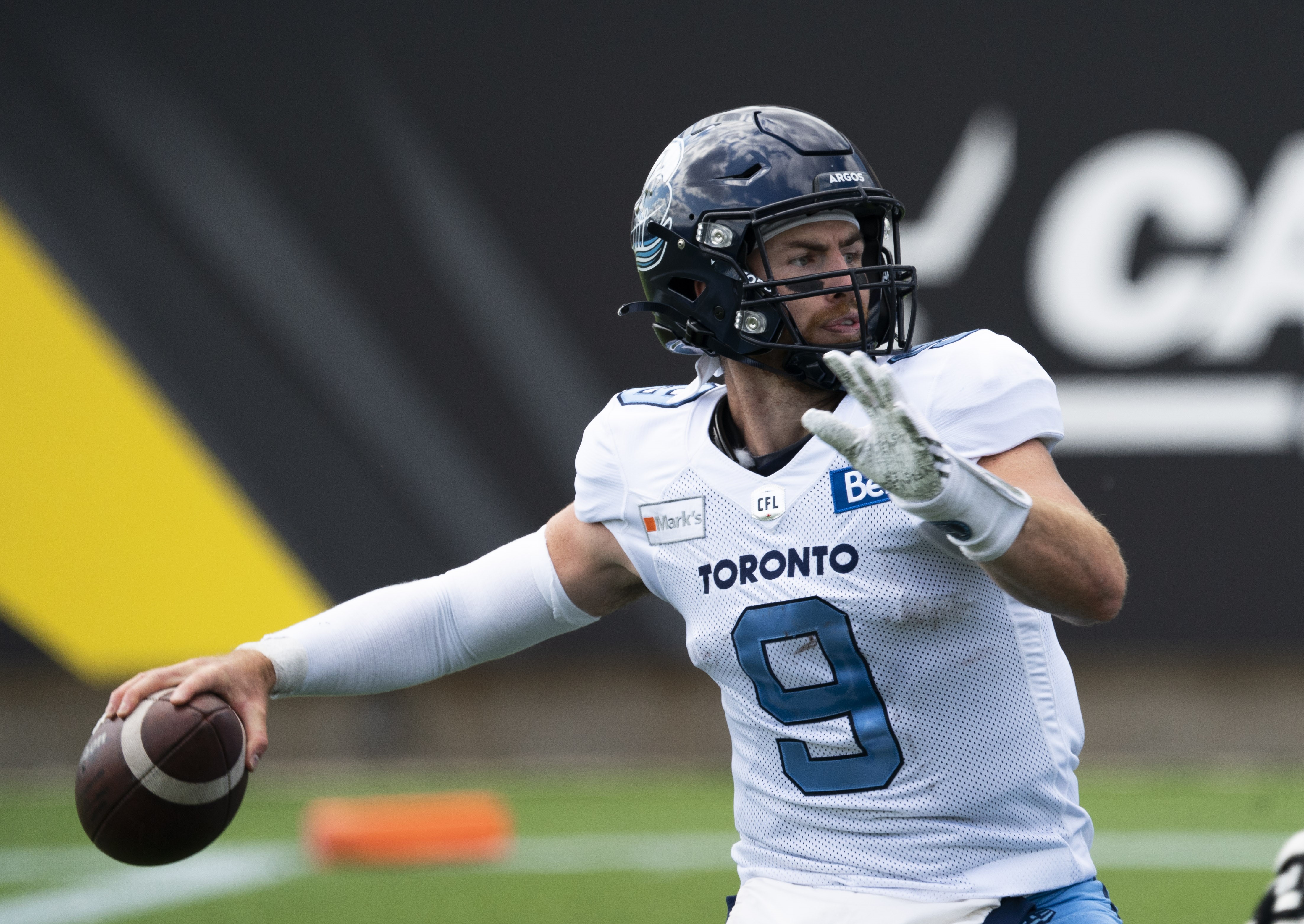 Toronto Argos starting quarterback Nick Arbuckle McLeod Bethel Thompson 