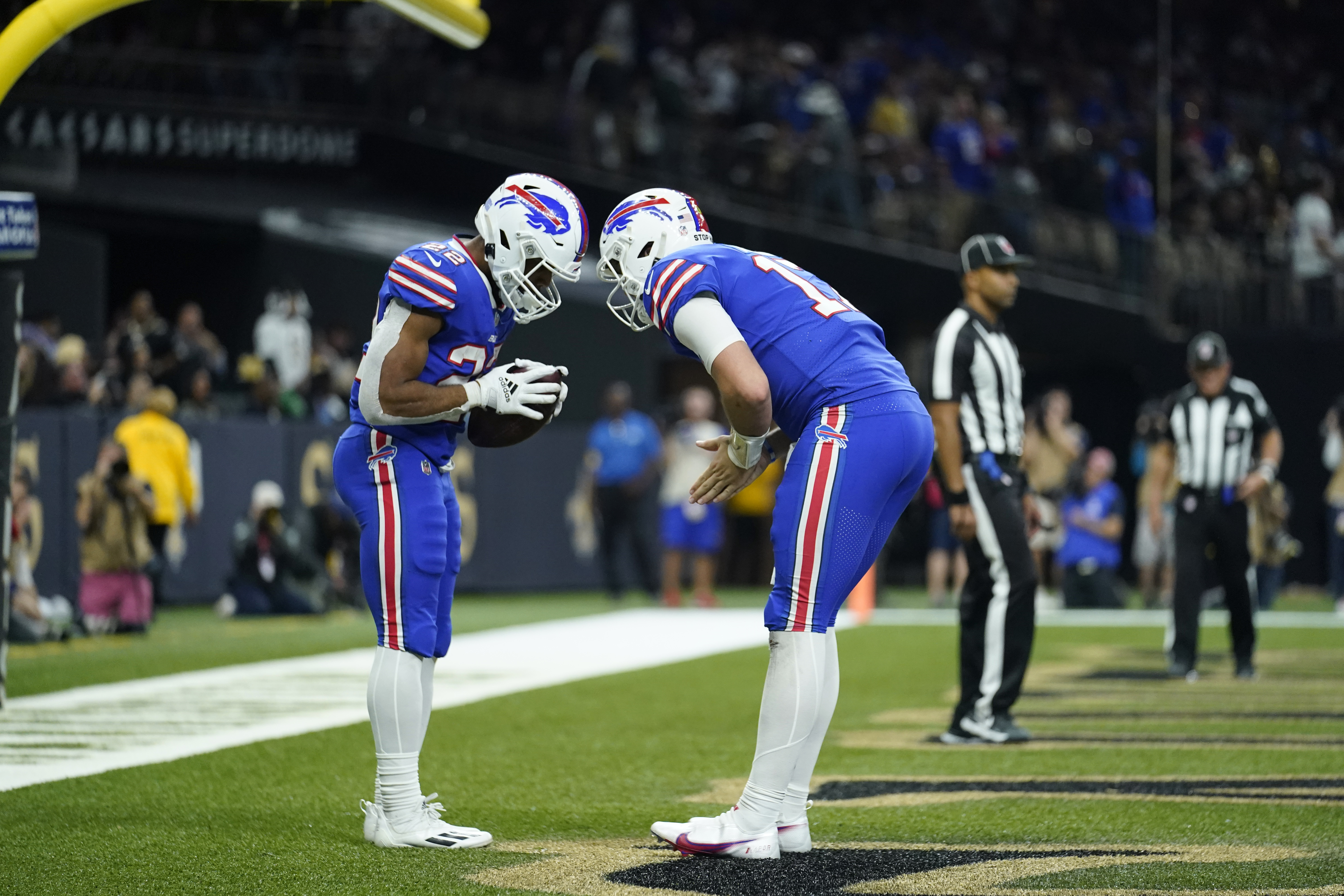 Drew Brees featured at halftime of Saints-Bills on Thanksgiving game