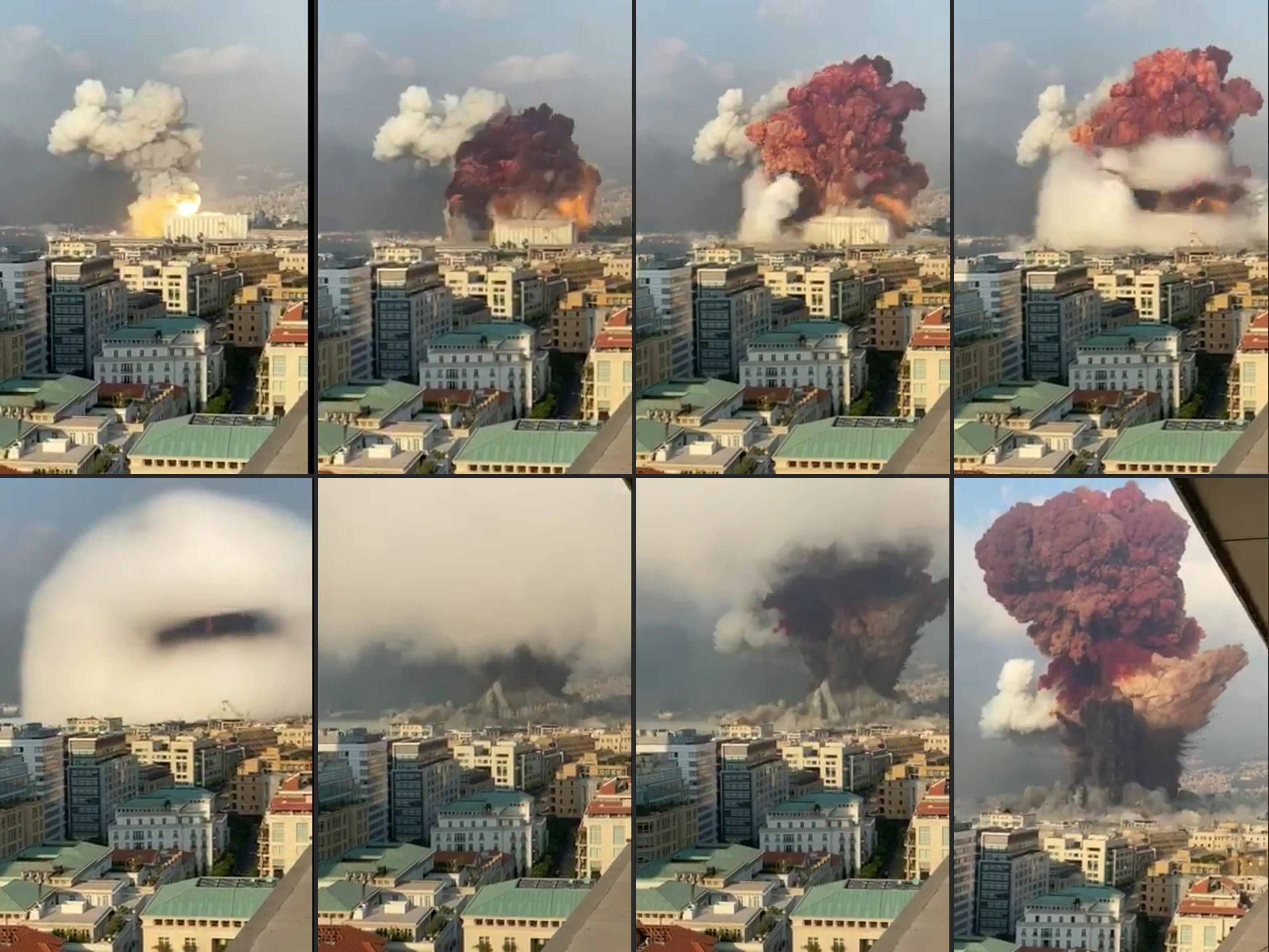 The explosion tore through the building