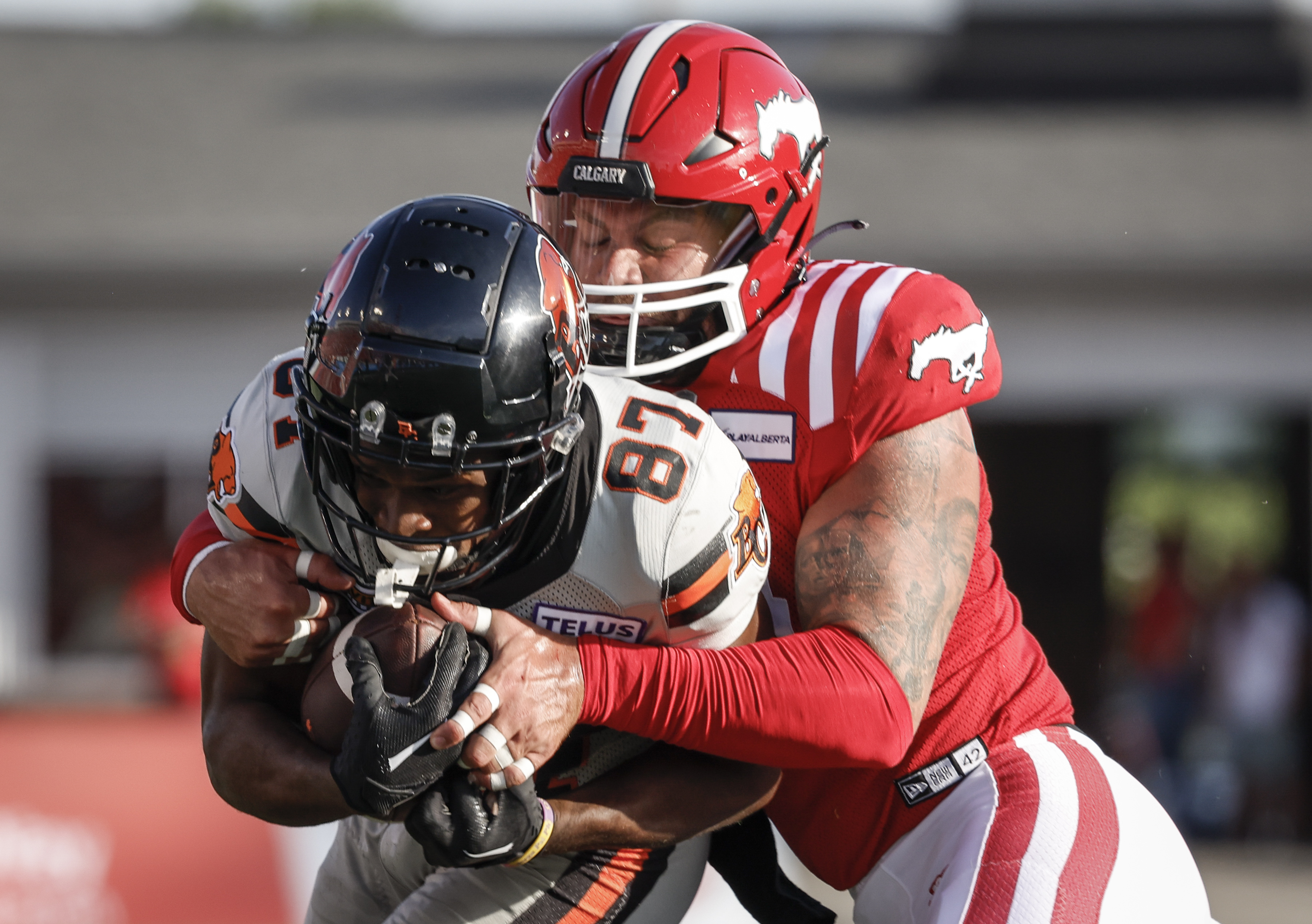 Rourke, B.C. Lions down Calgary Stampeders 30-16 in West semifinal