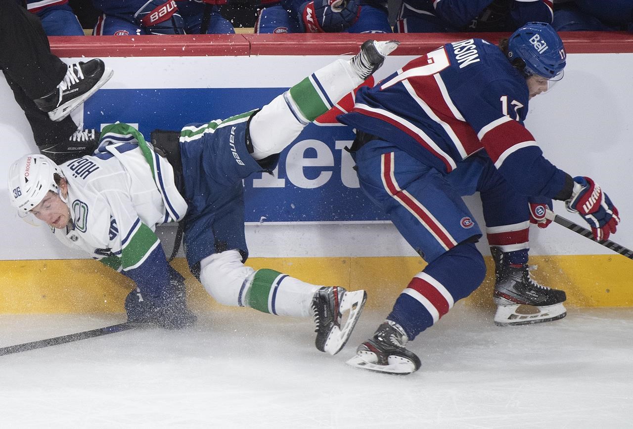 Horvat, Pearson put up two-point nights as Vancouver Canucks edge Winnipeg  Jets 3-2