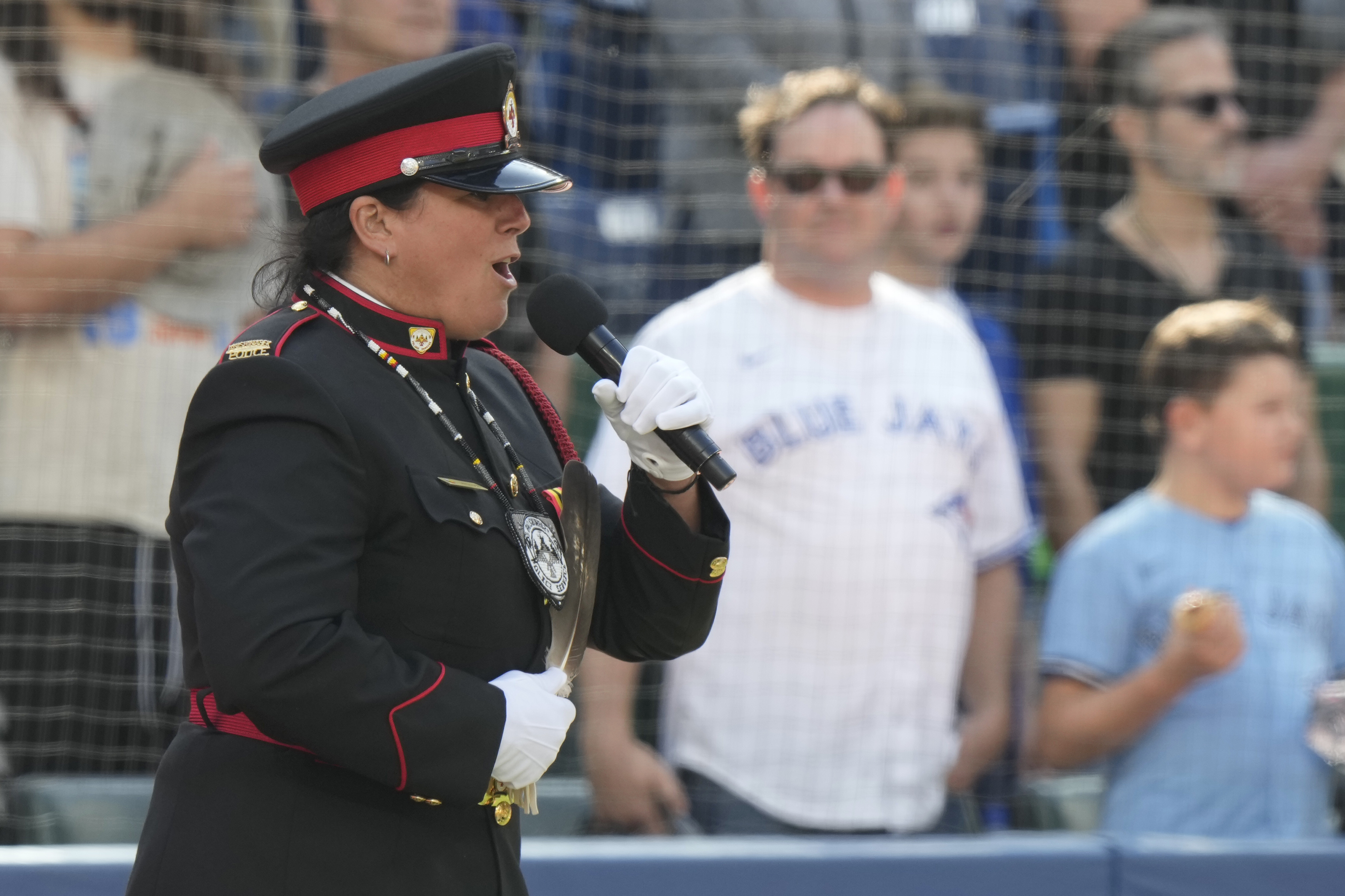 Residential school survivor throws first pitch at Blue Jays game for  National Day for Truth and Reconciliation - The Globe and Mail